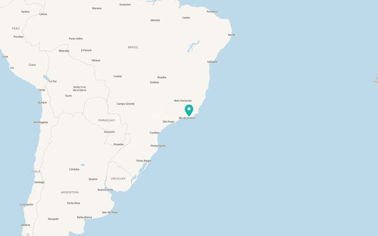 Map of Maricá