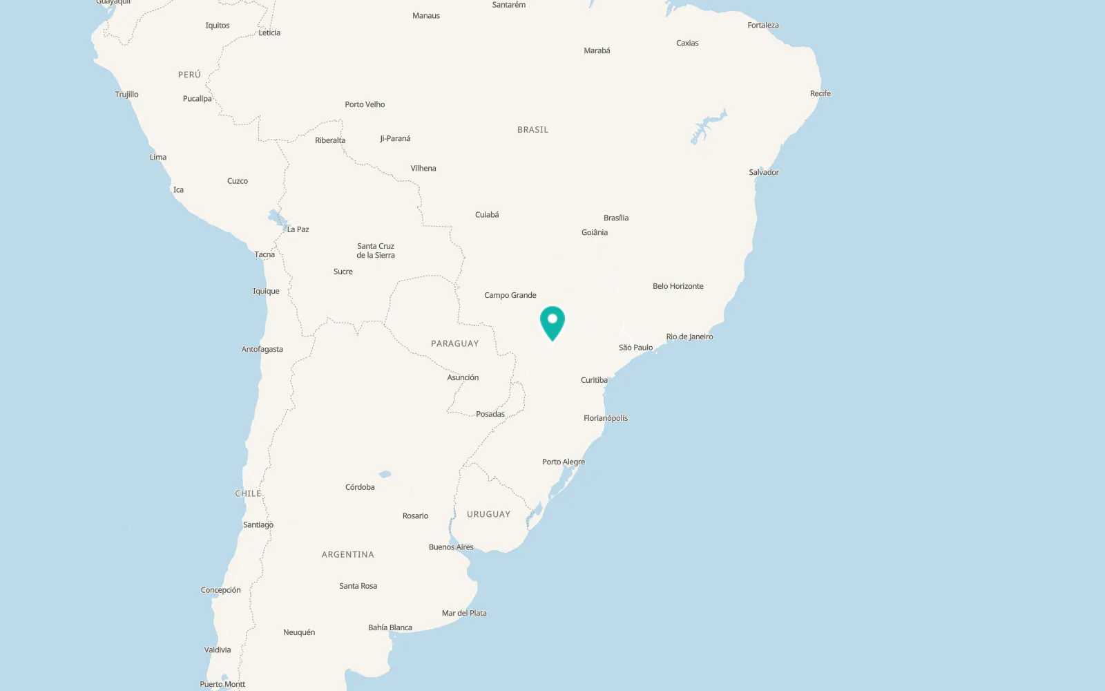 Map of Maringá