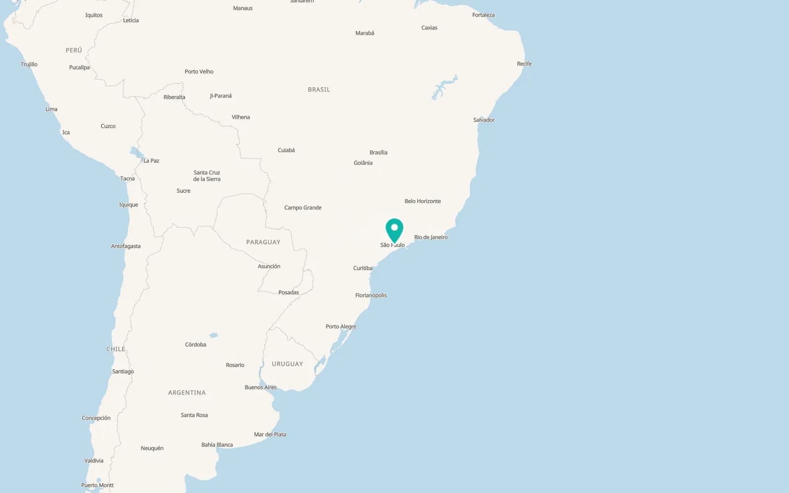 Map of Mauá