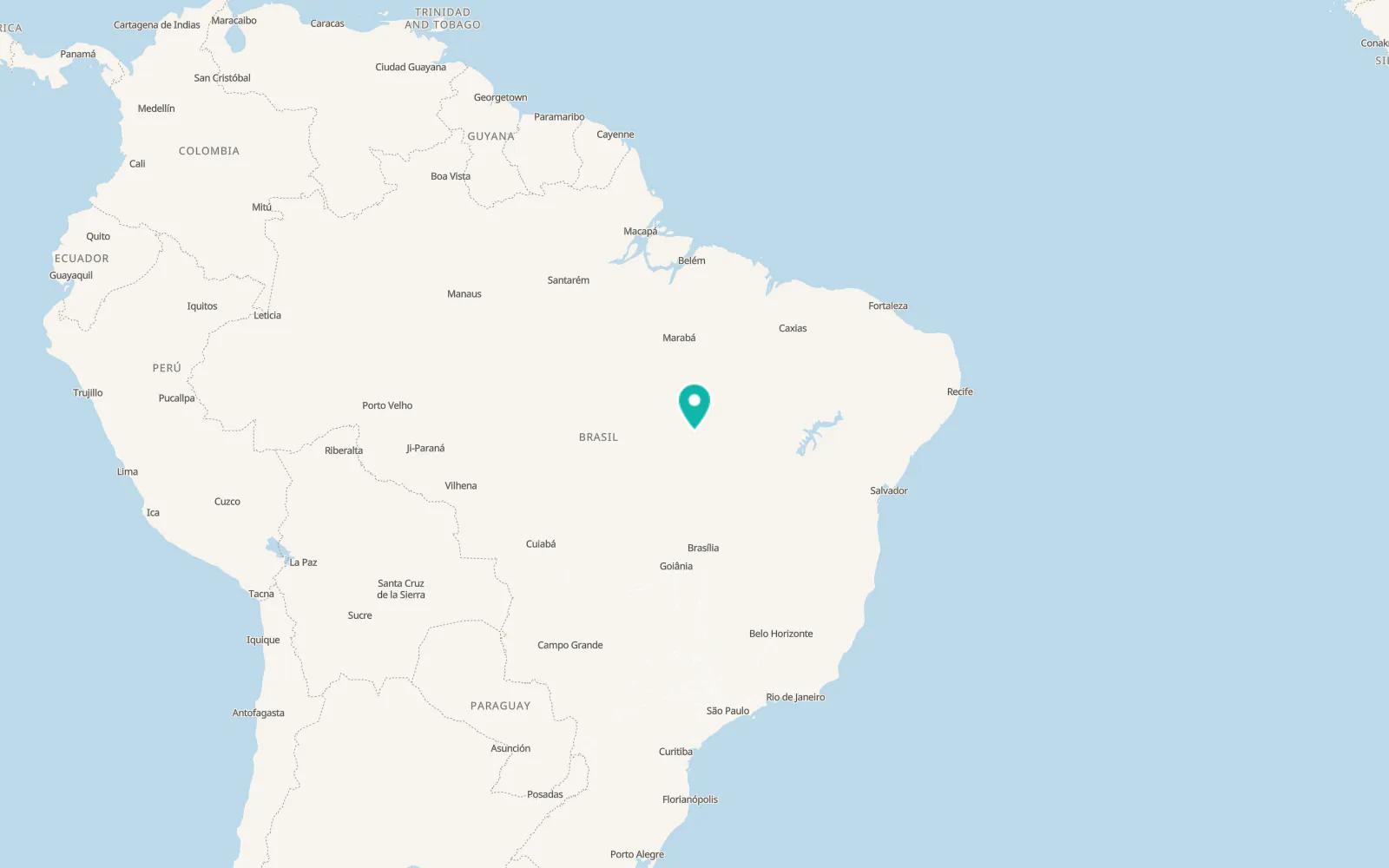 Map of Palmas