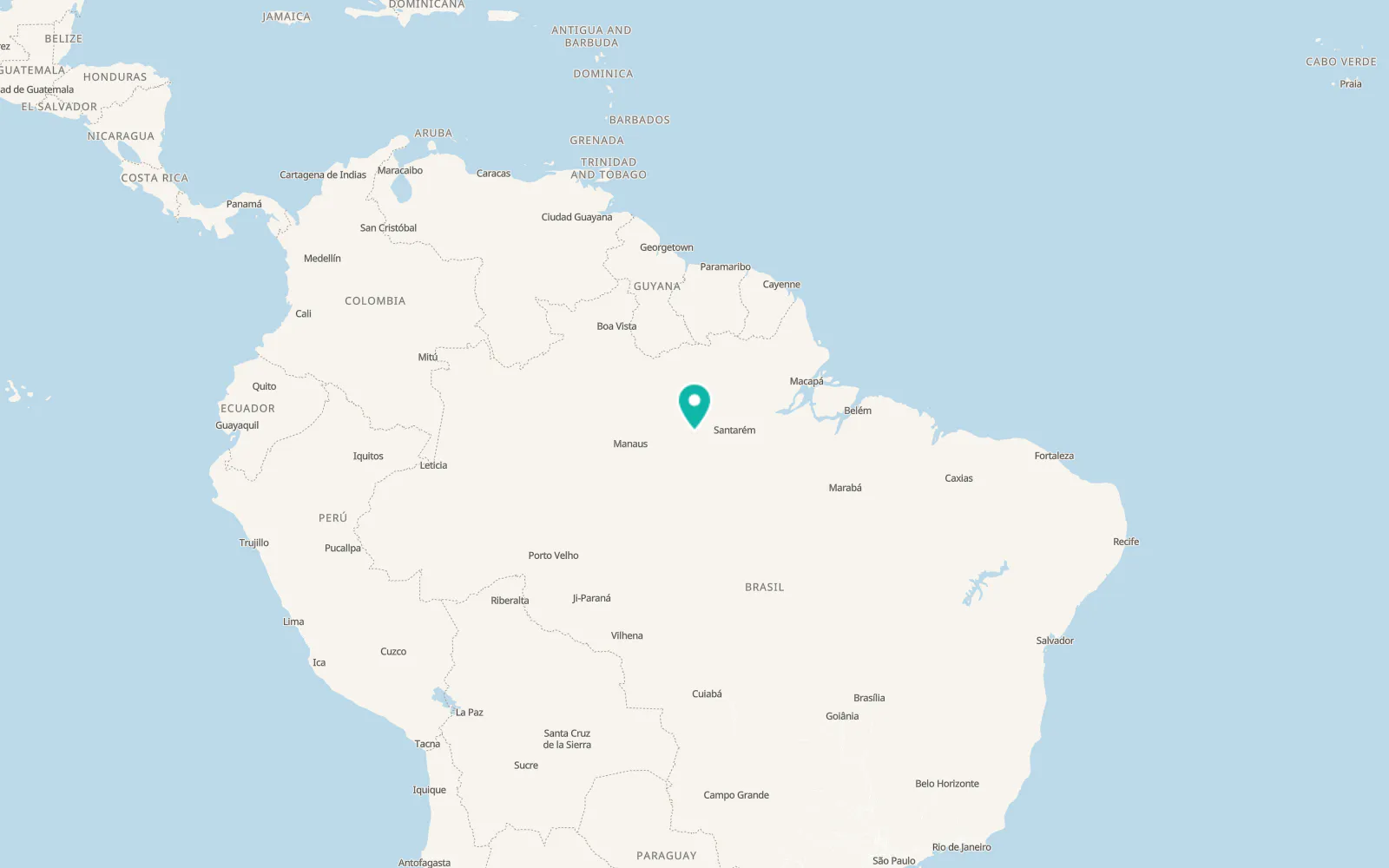 Map of Parintins