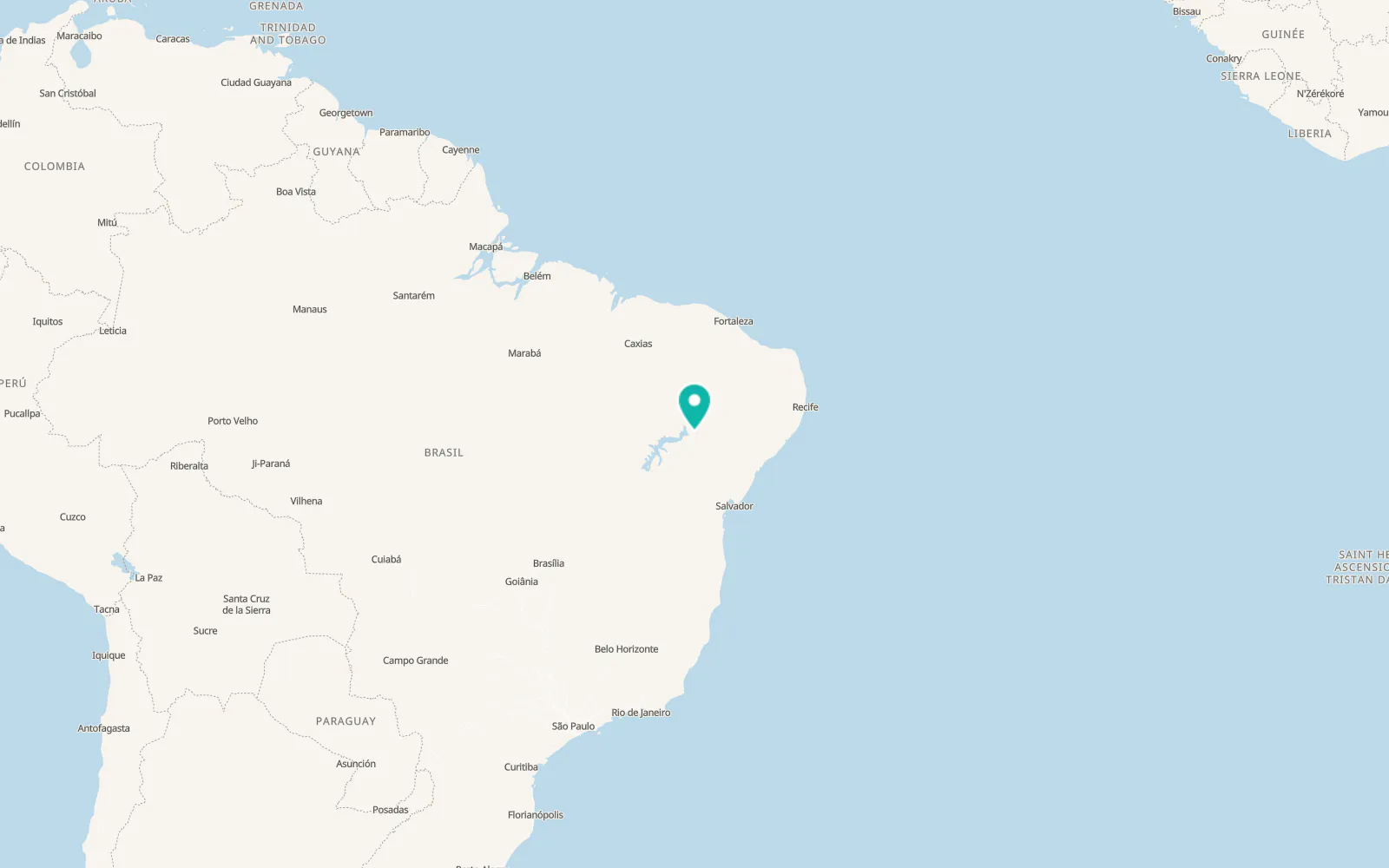 Map of Petrolina