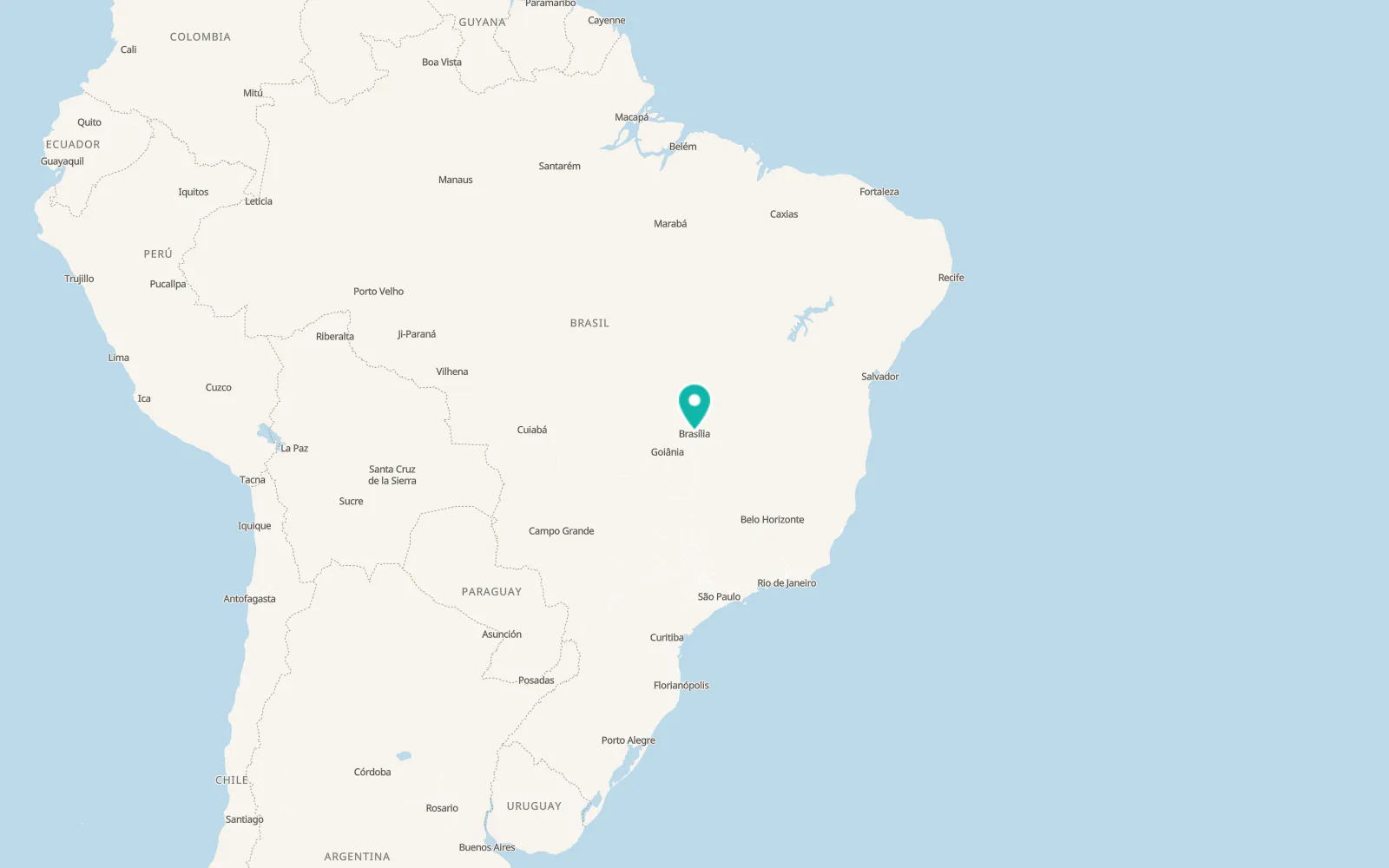 Map of Plano Piloto
