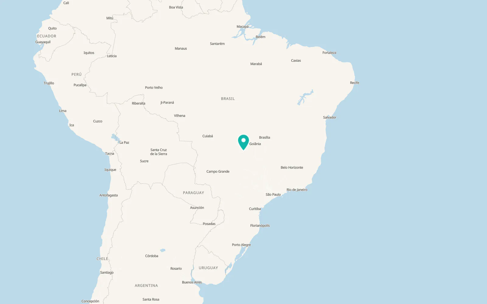 Map of Rio Verde