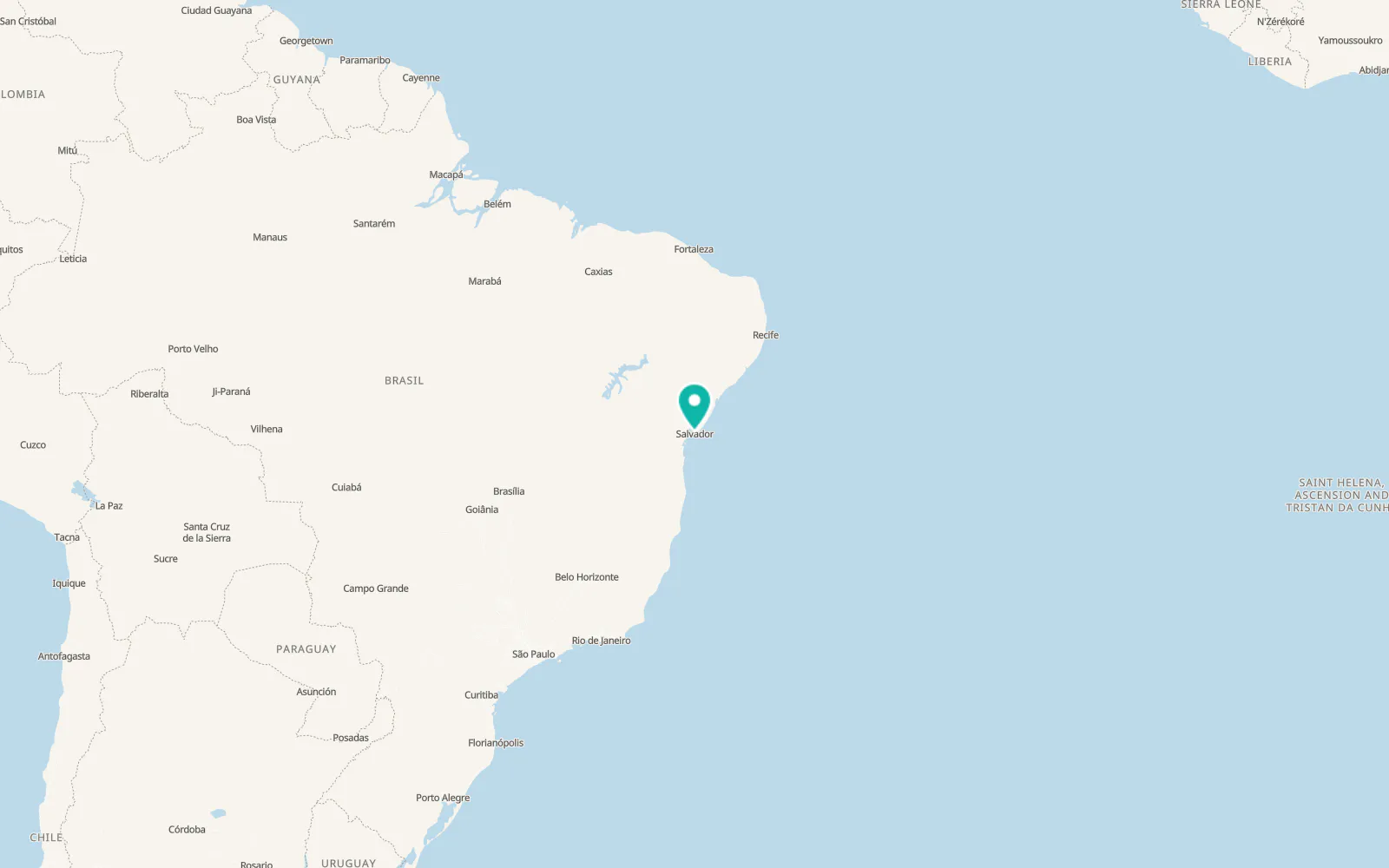 Map of Salvador