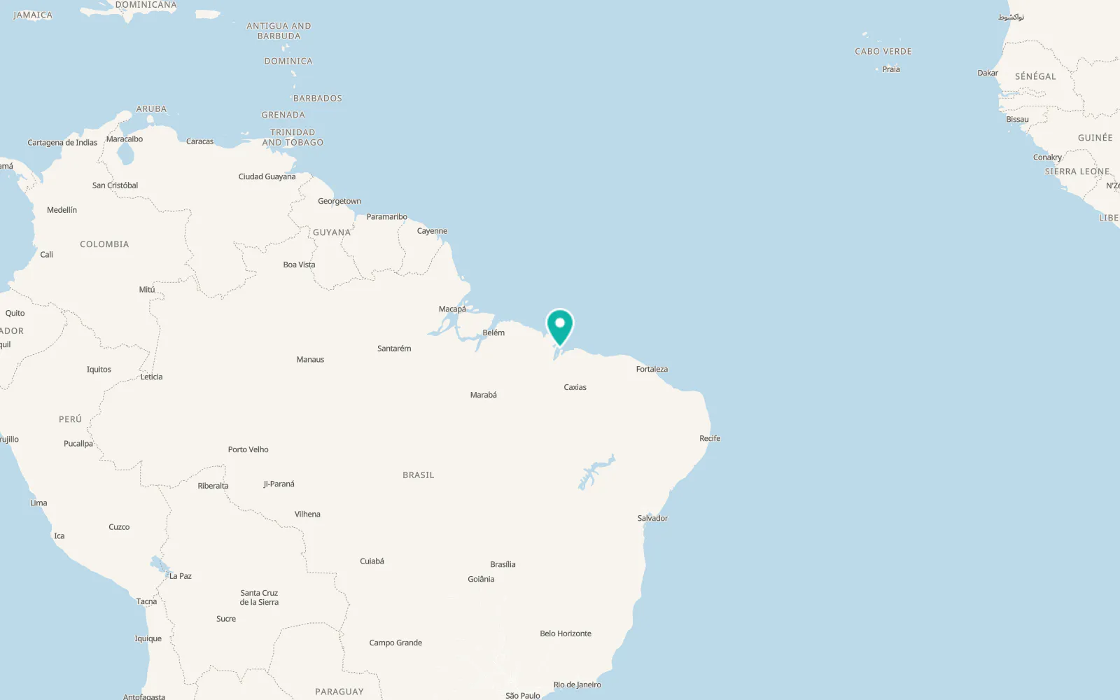 Map of São Luís