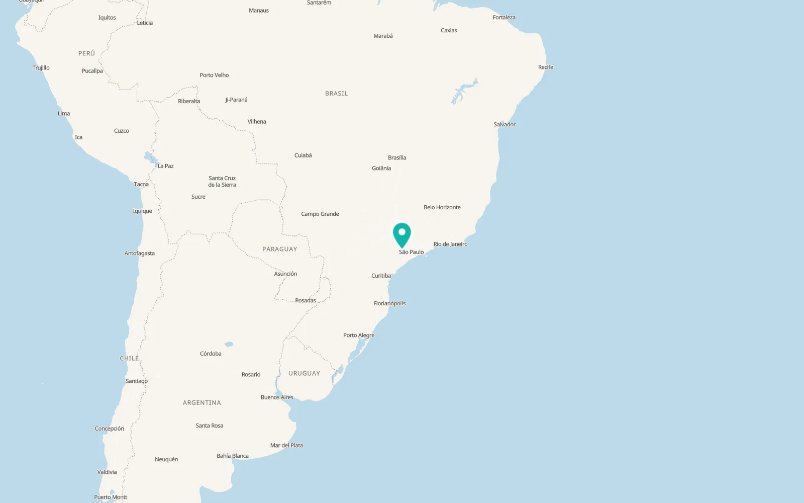 Map of Sorocaba