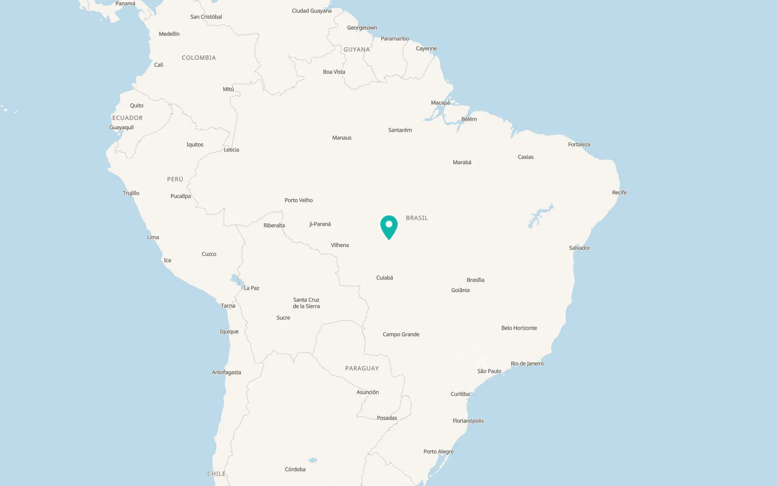 Map of Sorriso