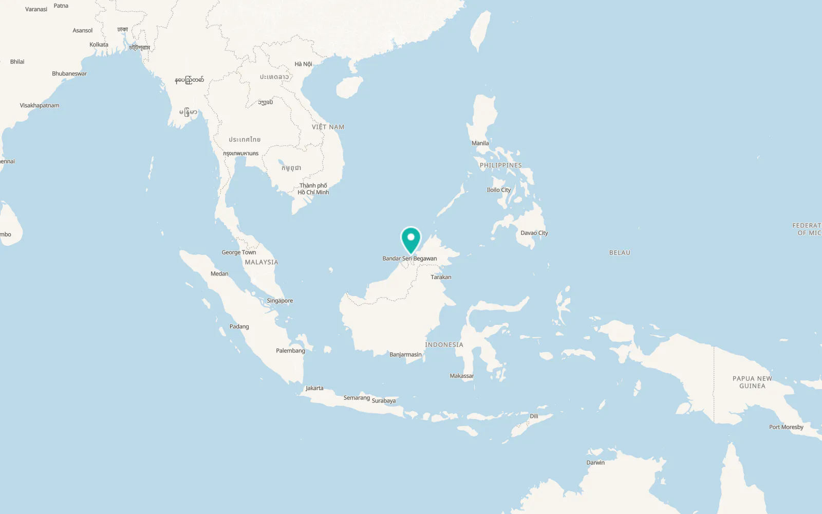 Map of Serasa