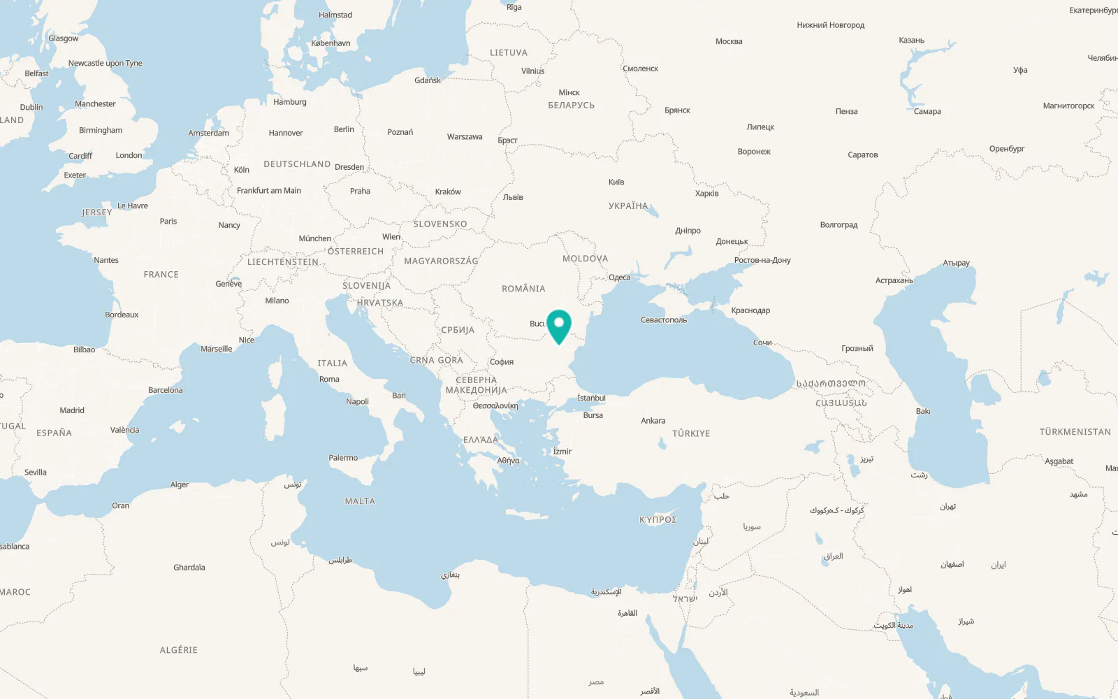 Map of Shumen