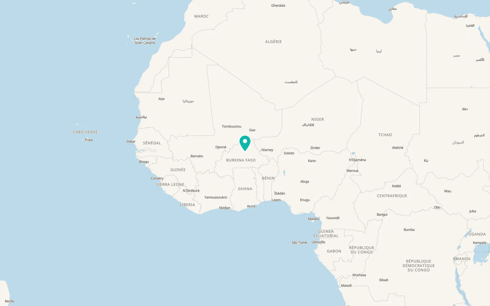 Map of Kaya