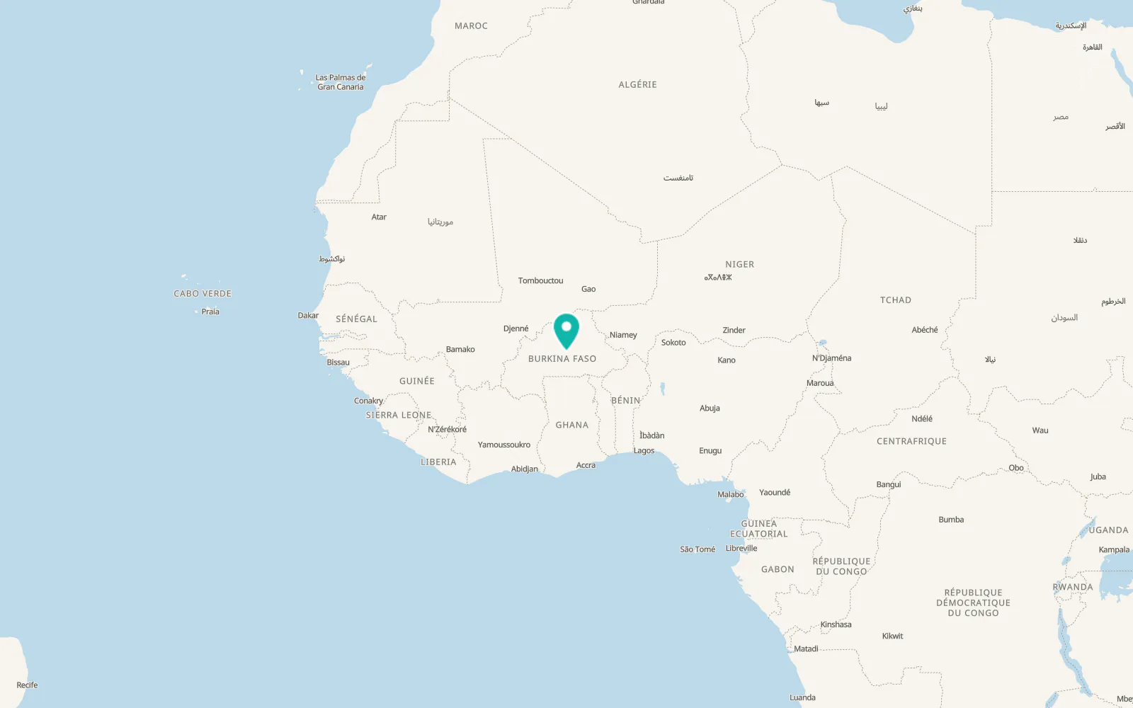 Map of Saaba