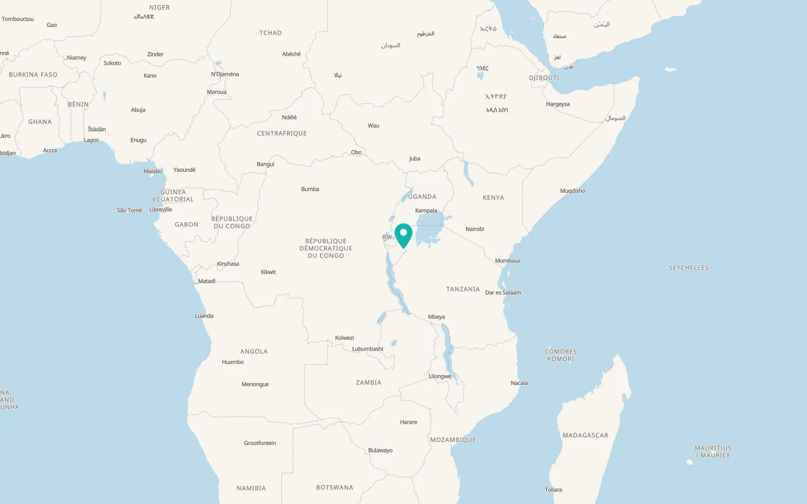 Map of Cendajuru