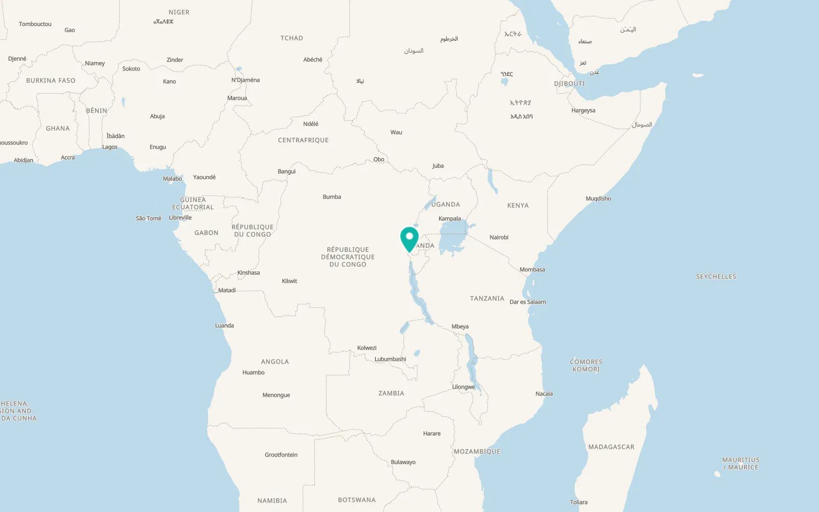 Map of Cibitoke
