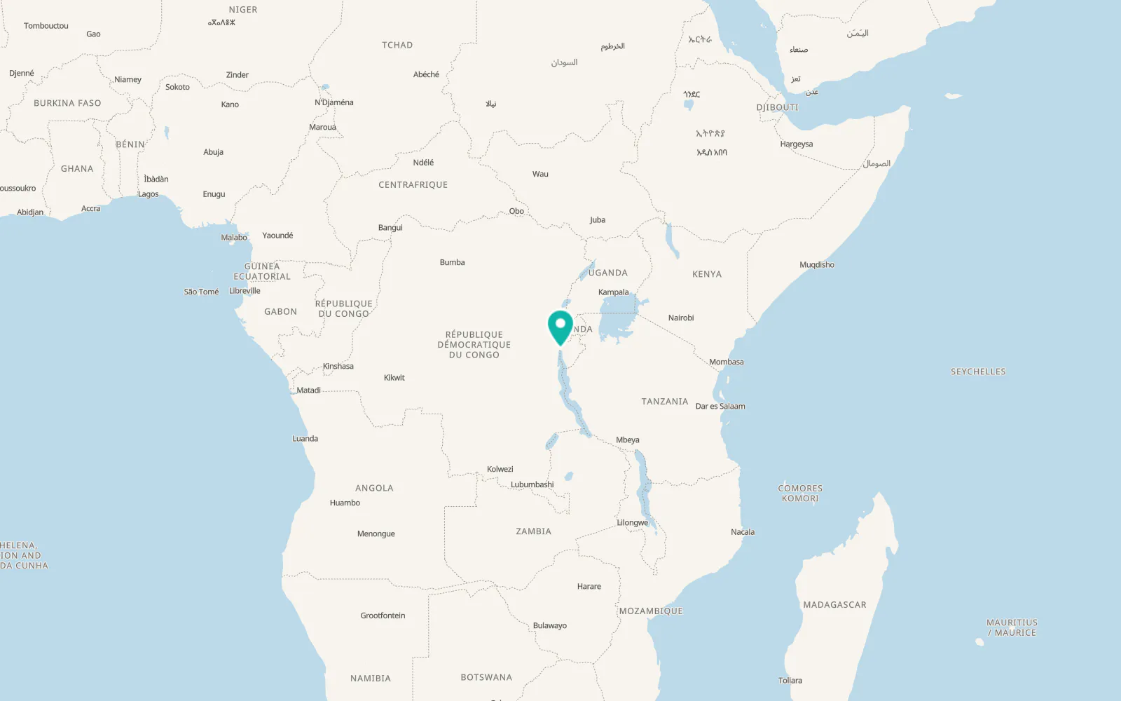 Map of Gatumba
