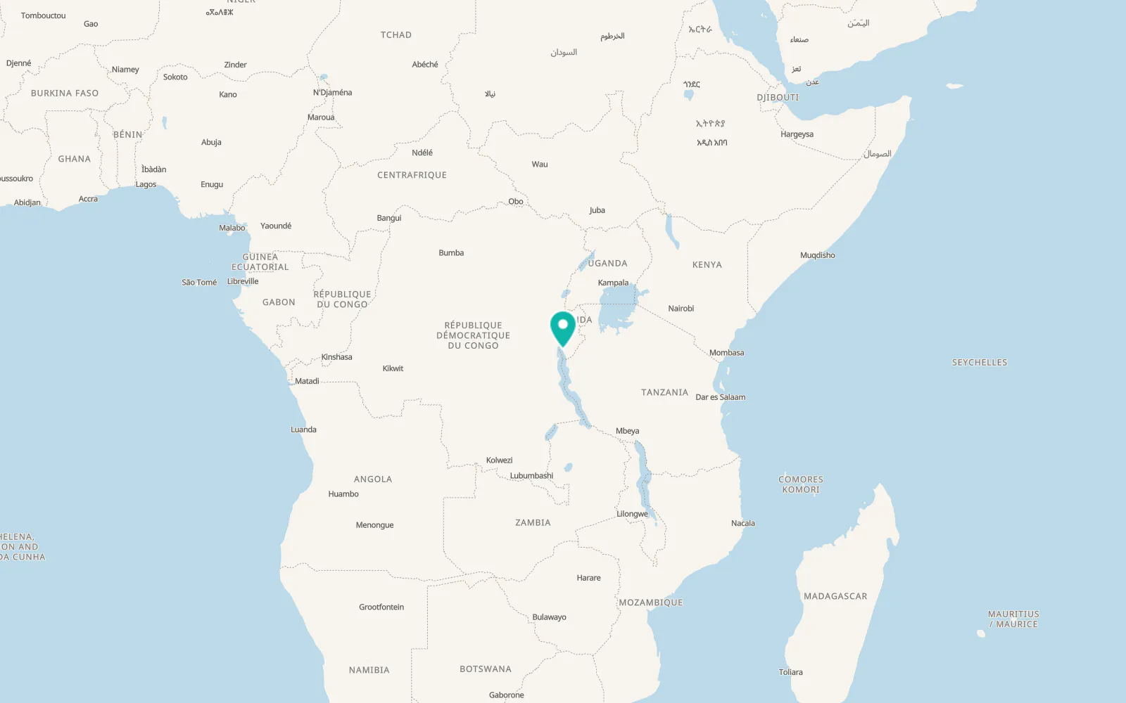 Map of Rumonge