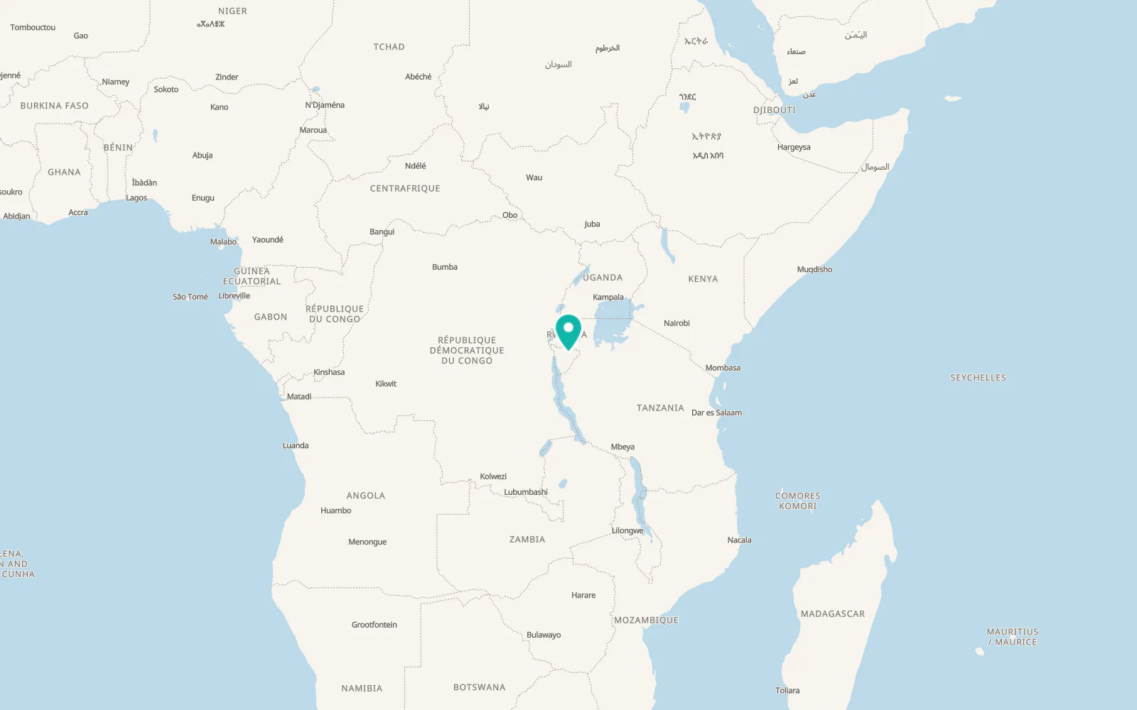 Map of Zanandore