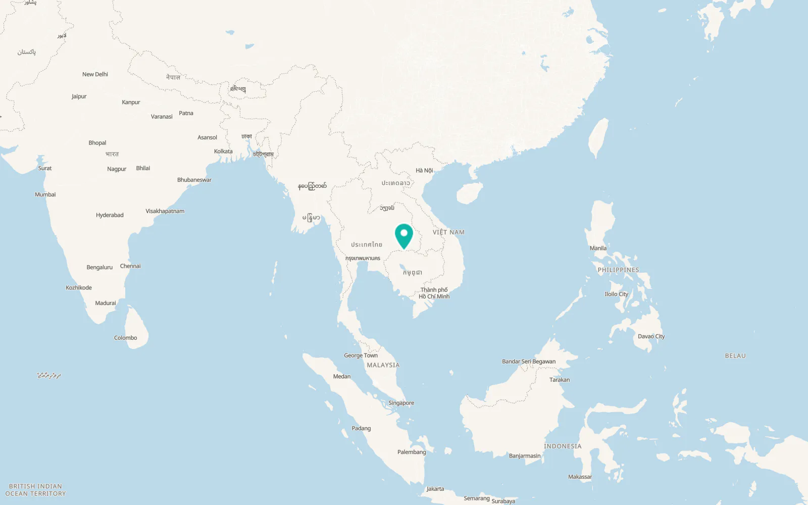 Map of Anlong Veaeng