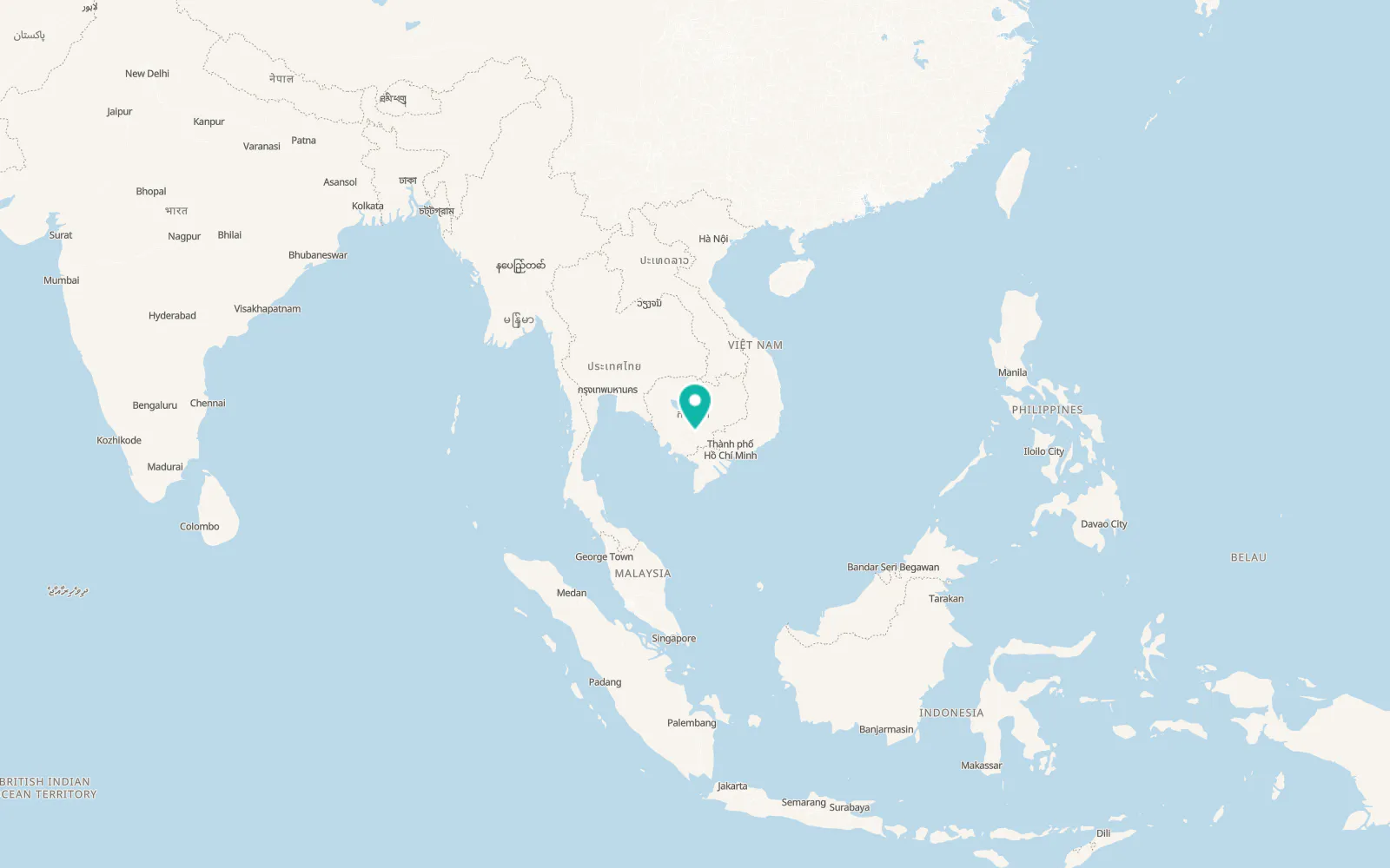 Map of Phnom Penh