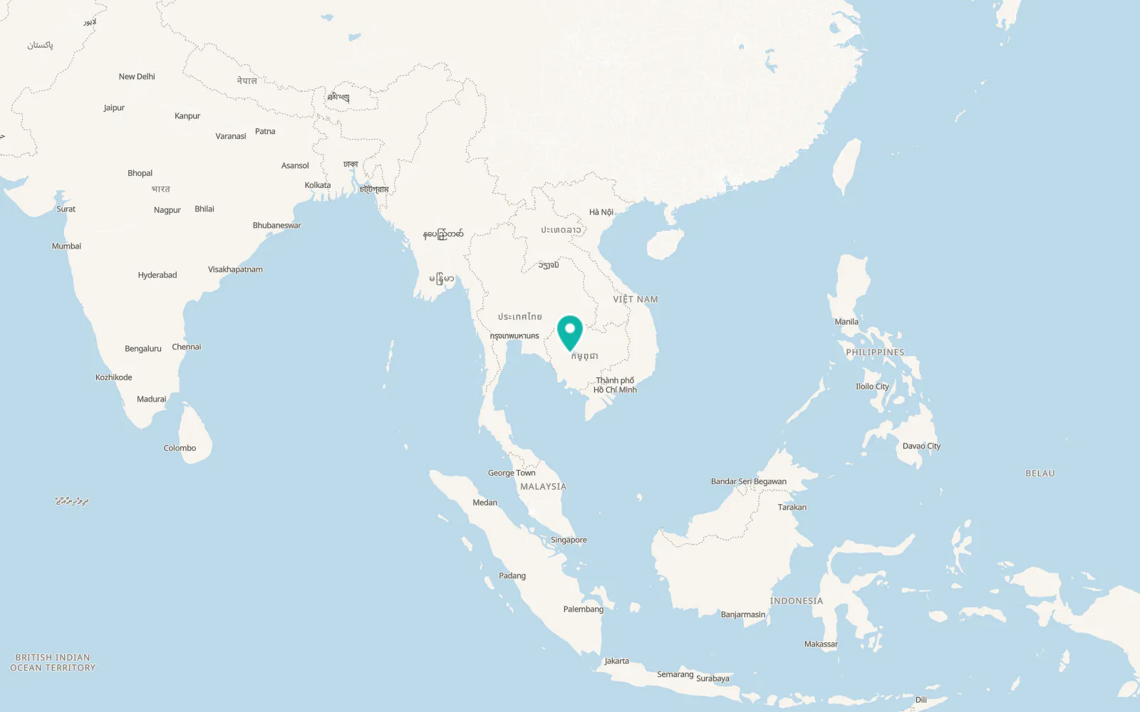 Map of Pursat