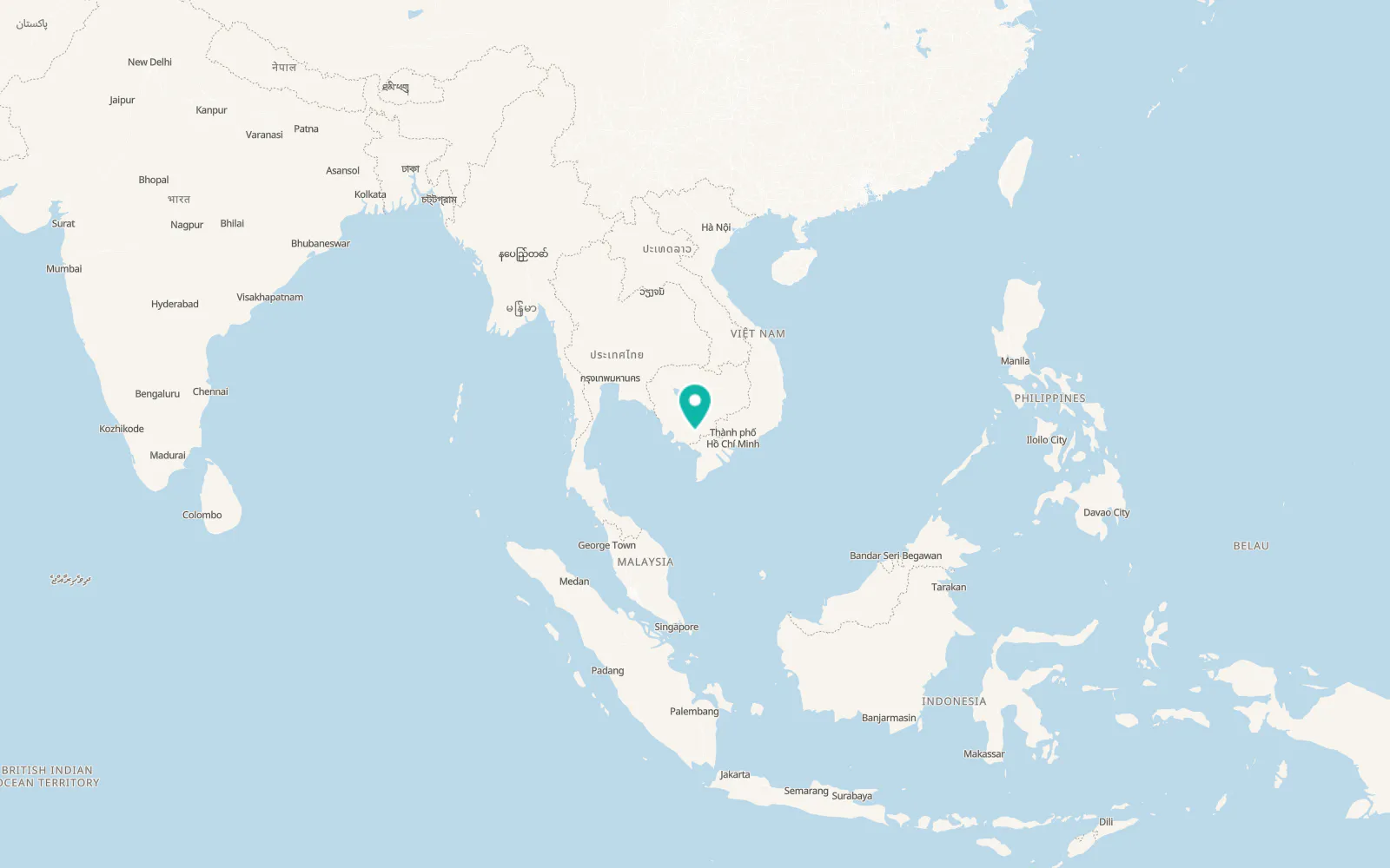 Map of Takeo