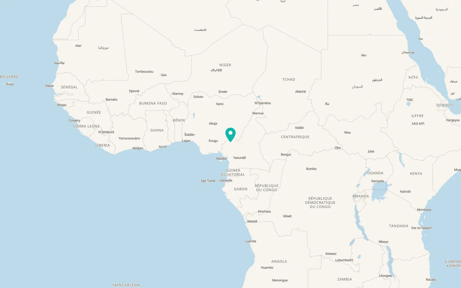 Map of Bamenda