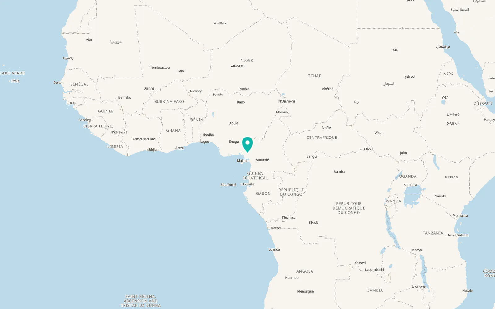 Map of Kumba