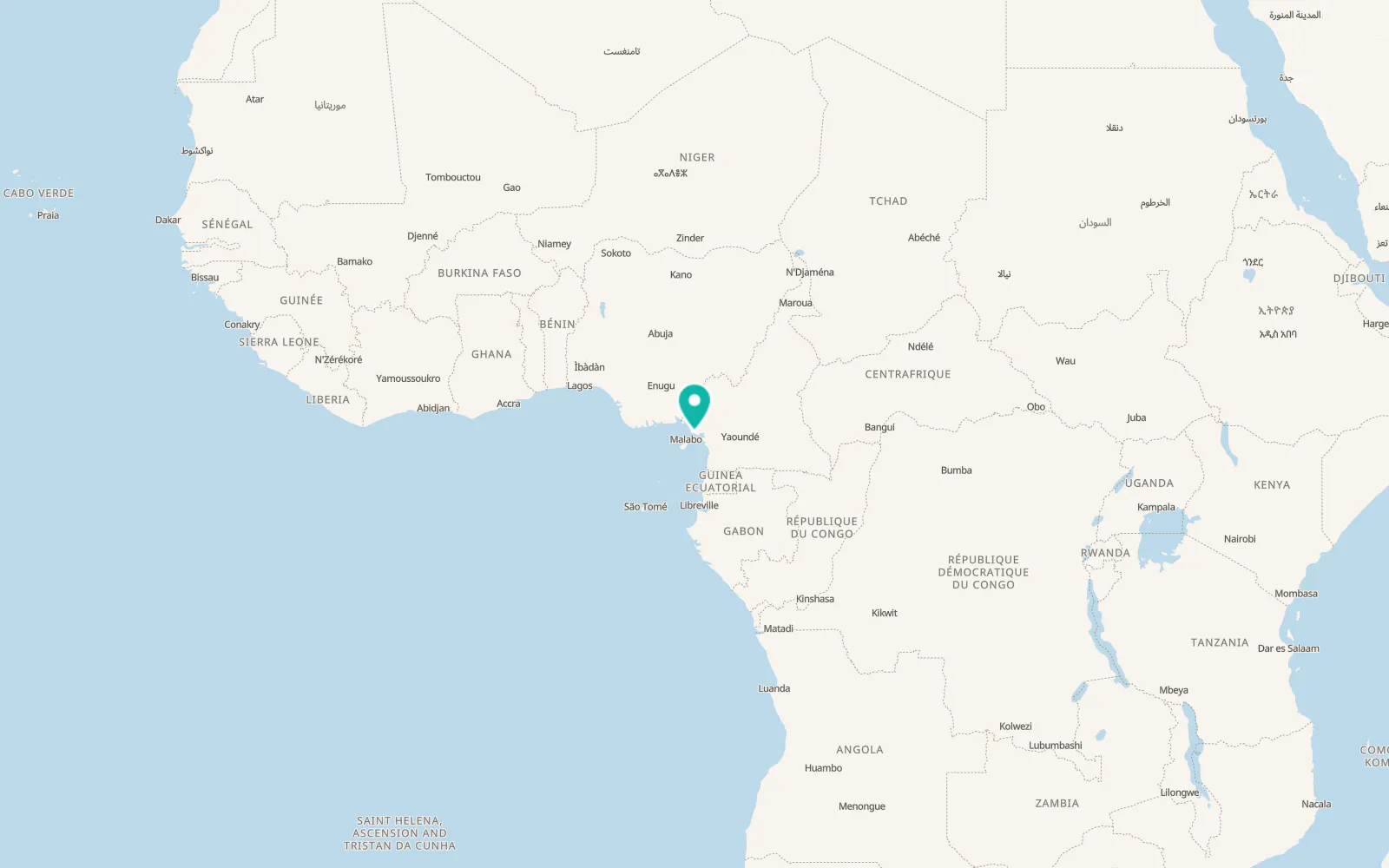 Map of Limbe