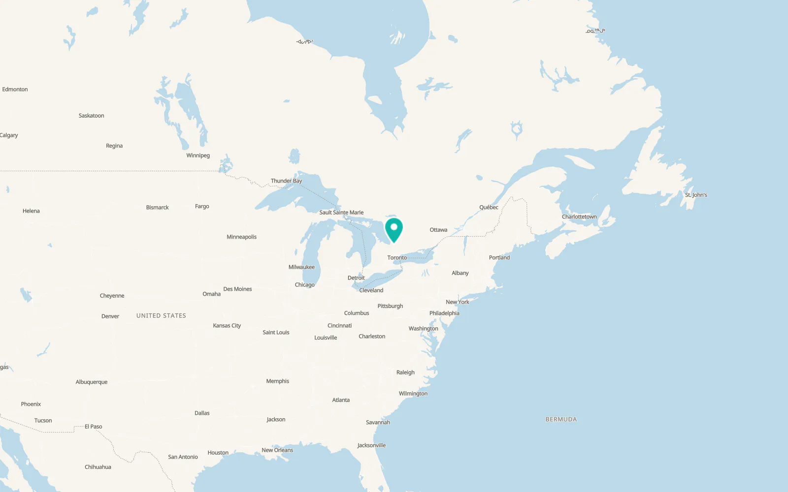 Map of Barrie