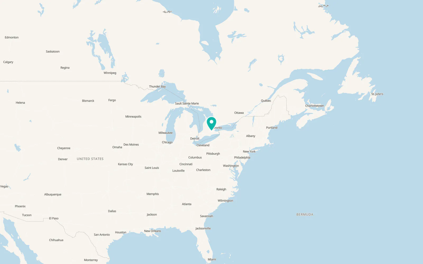 Map of Brantford