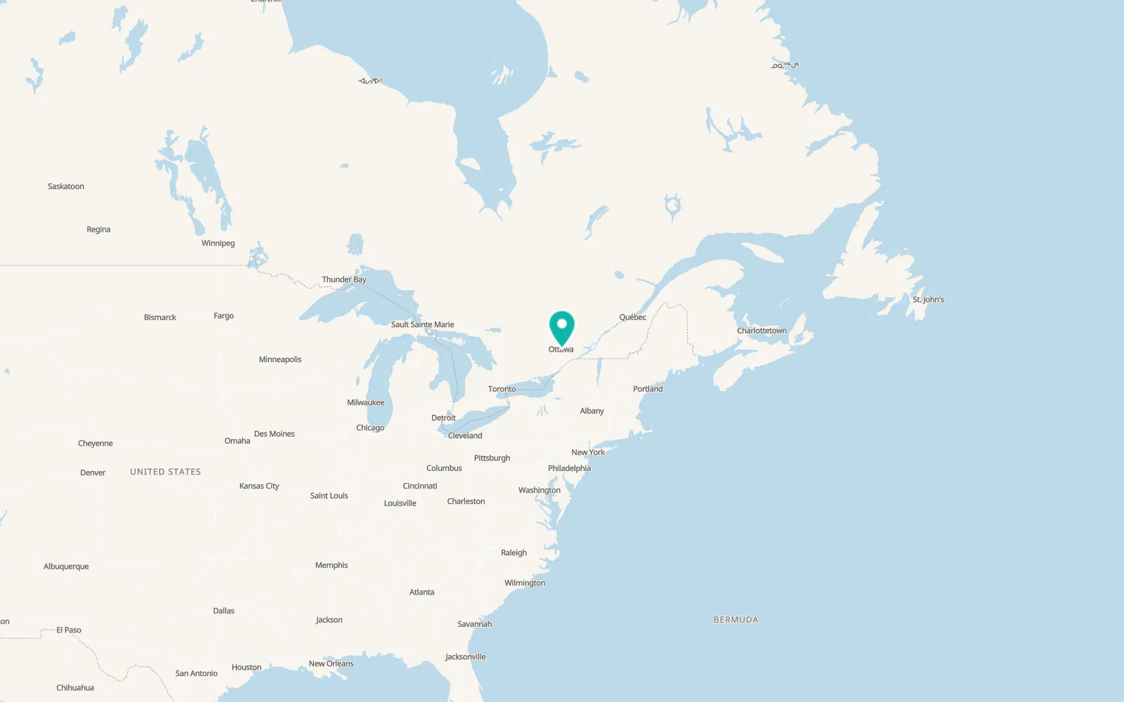 Map of Gloucester