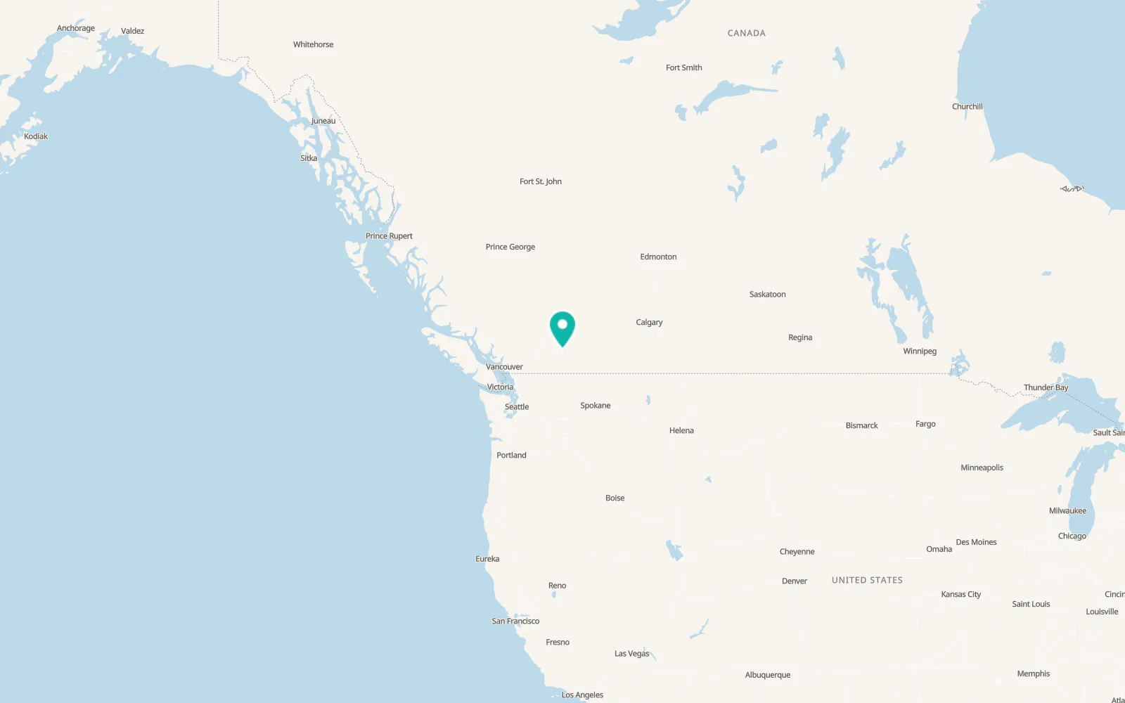 Map of Kelowna