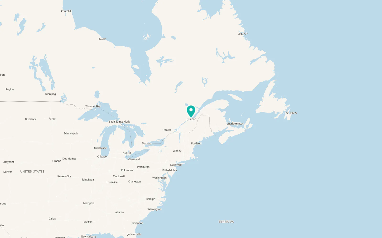 Map of La Cité-Limoilou