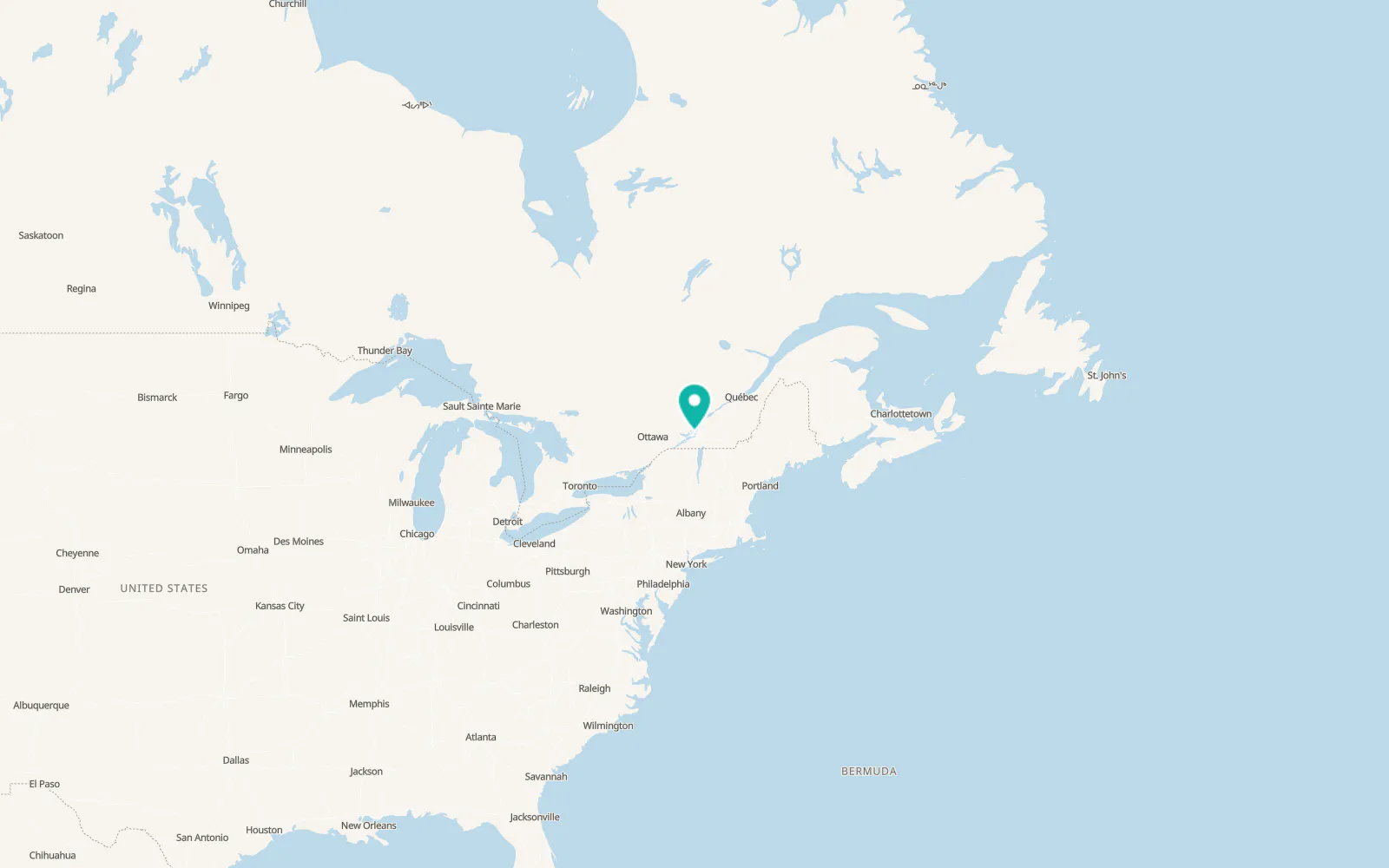 Map of Le Plateau-Mont-Royal