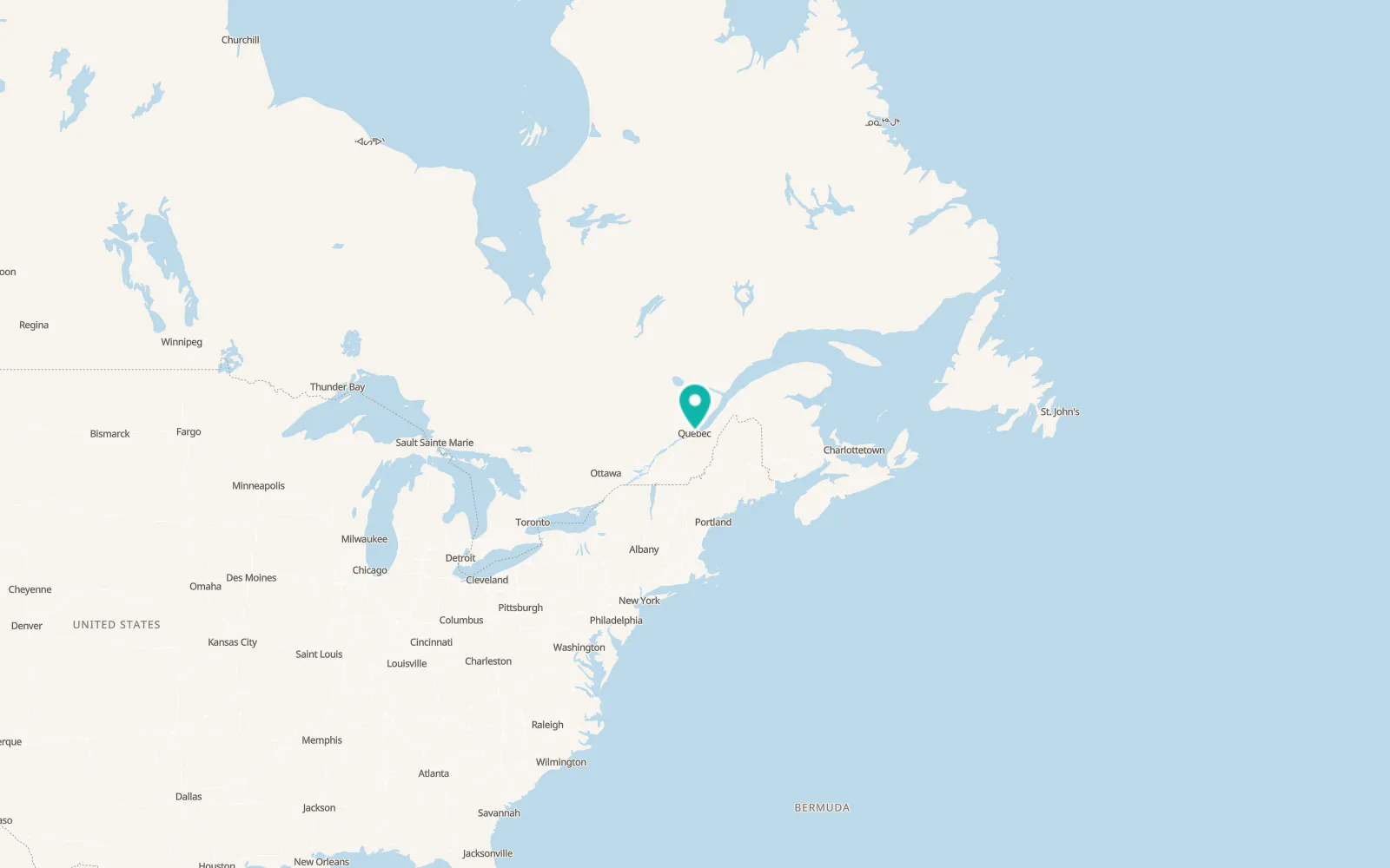 Map of Lévis