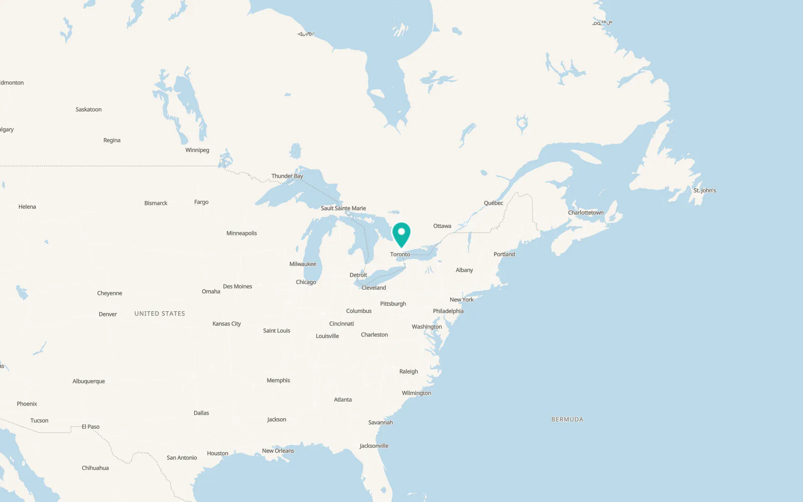 Map of Markham