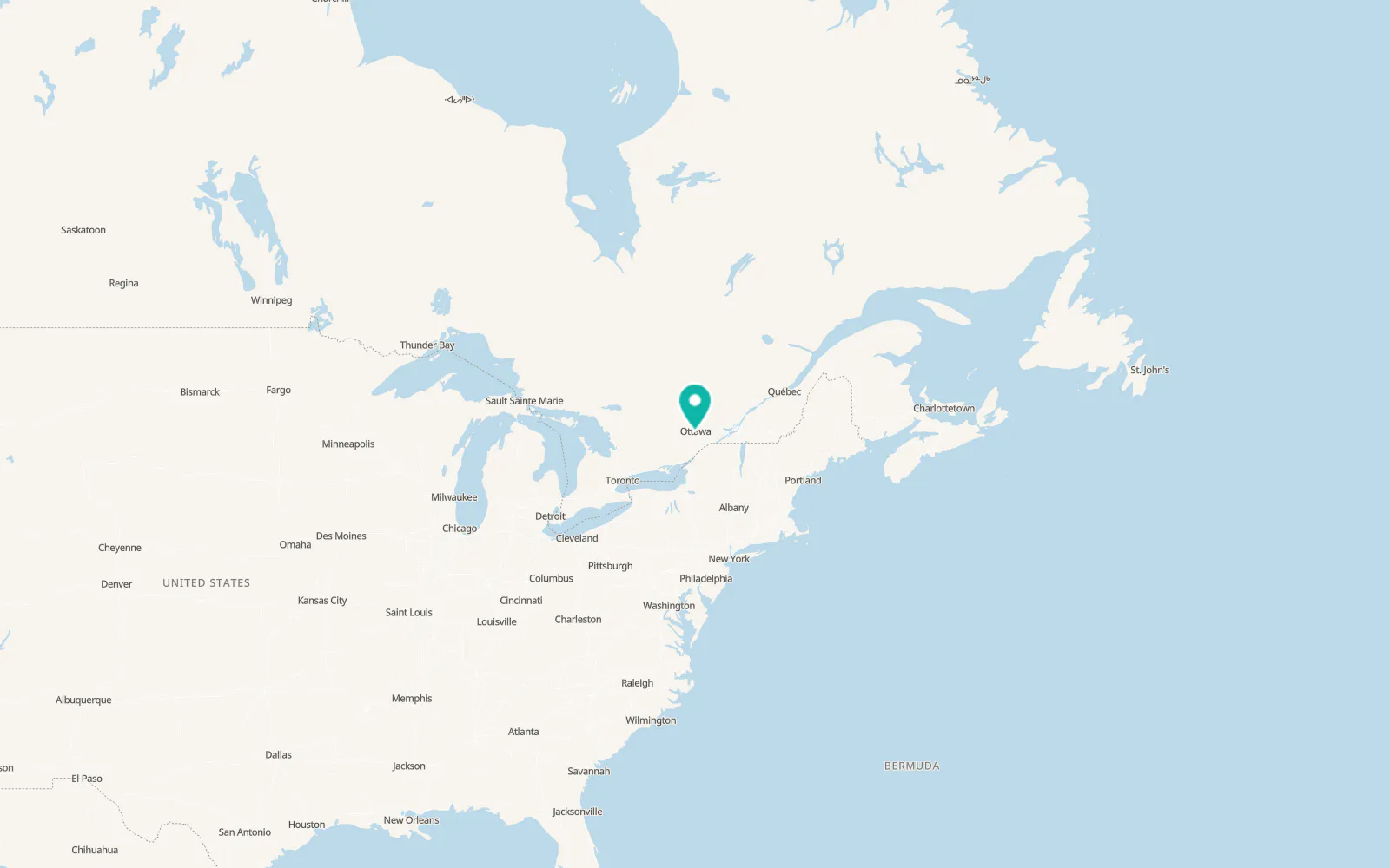 Map of Nepean