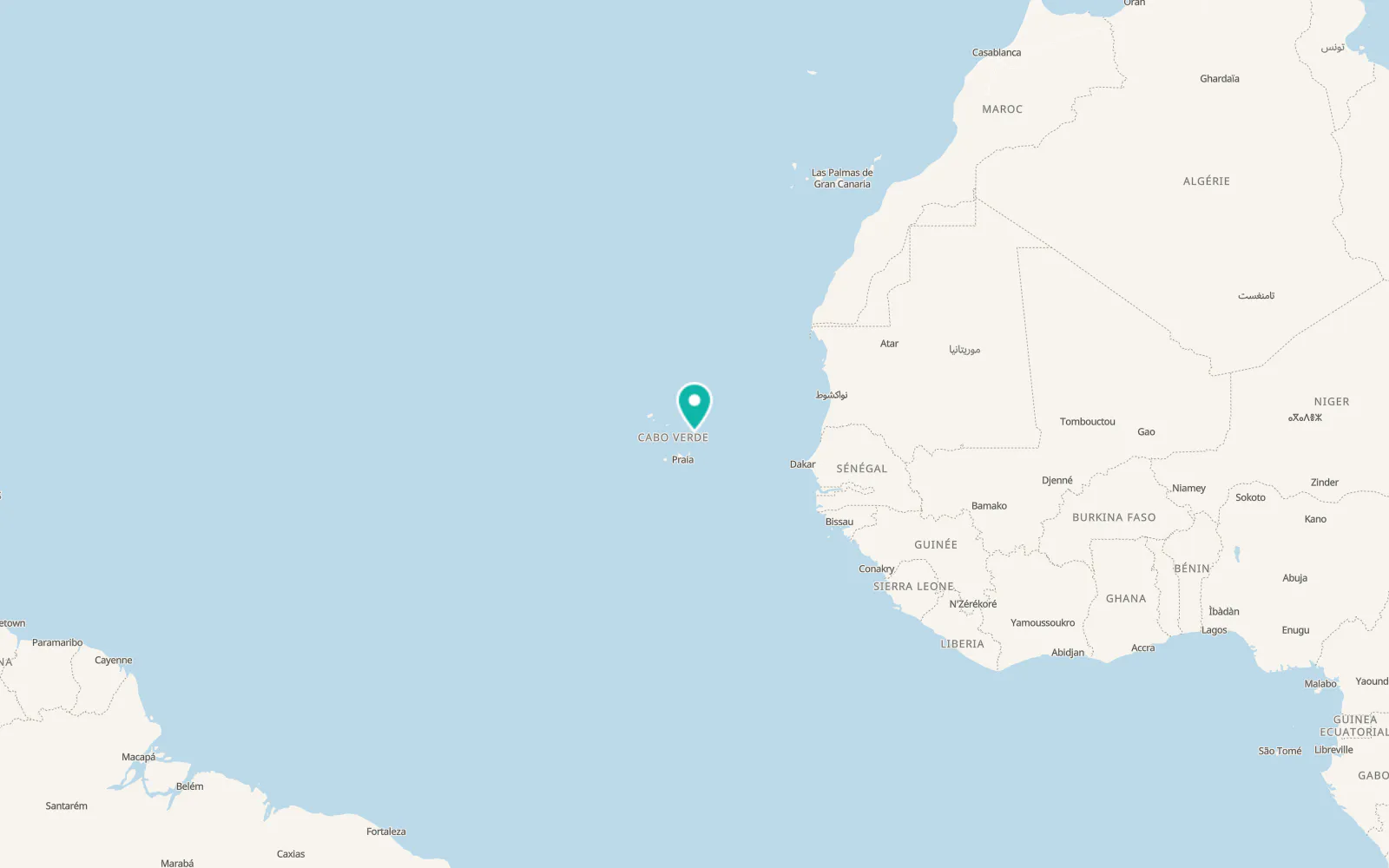 Map of Sal Rei