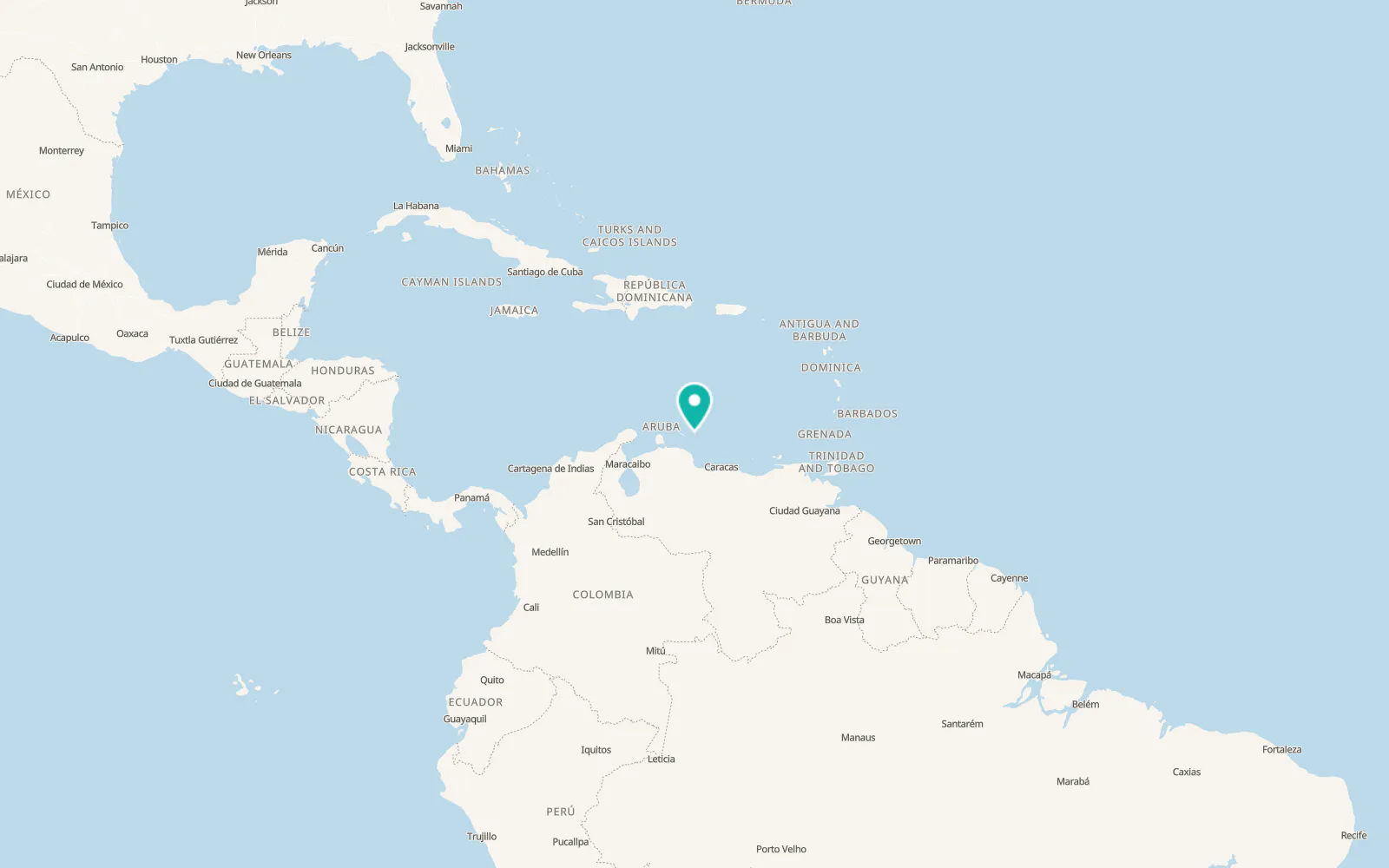 Map of Kralendijk