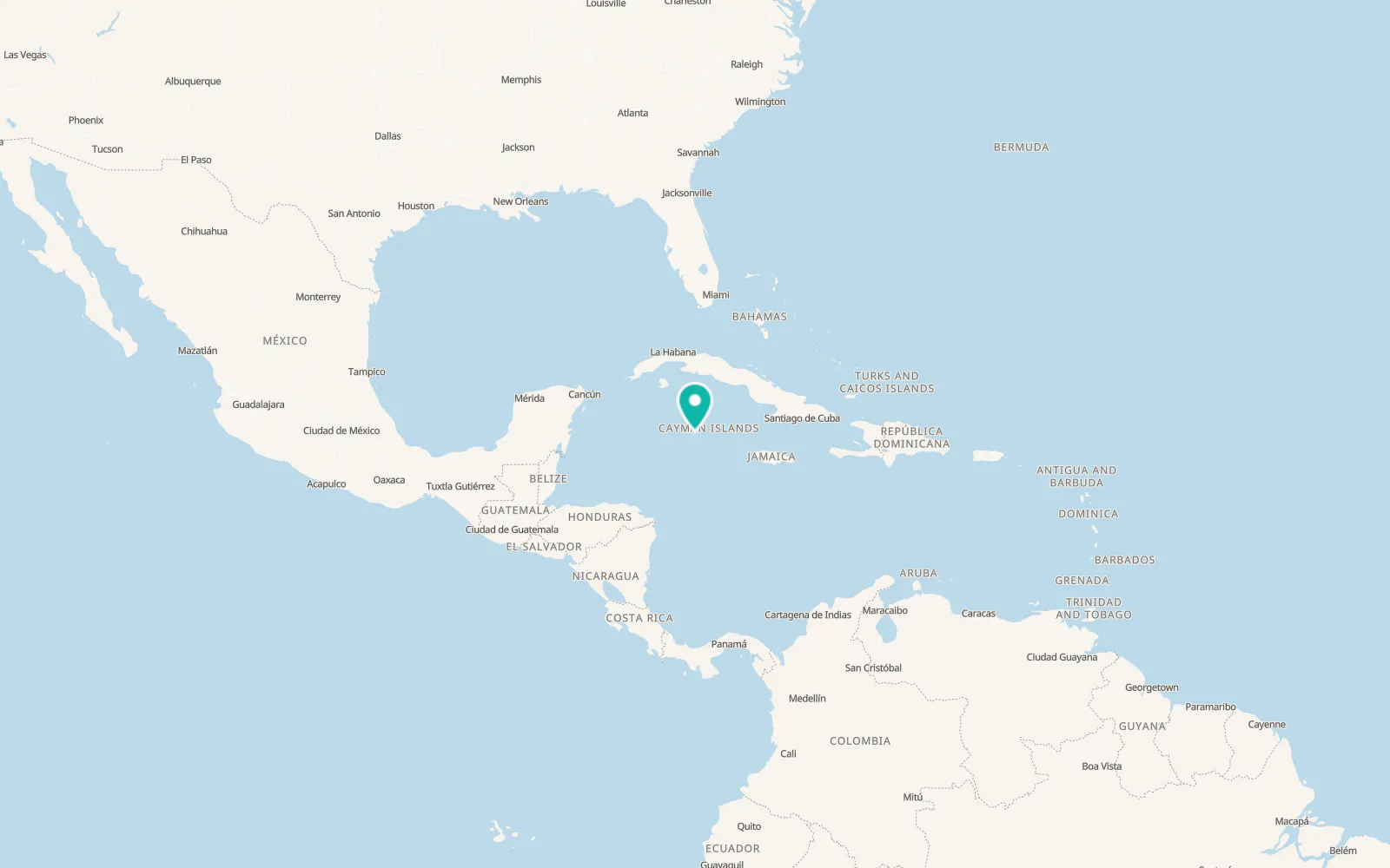Map of Bodden Town