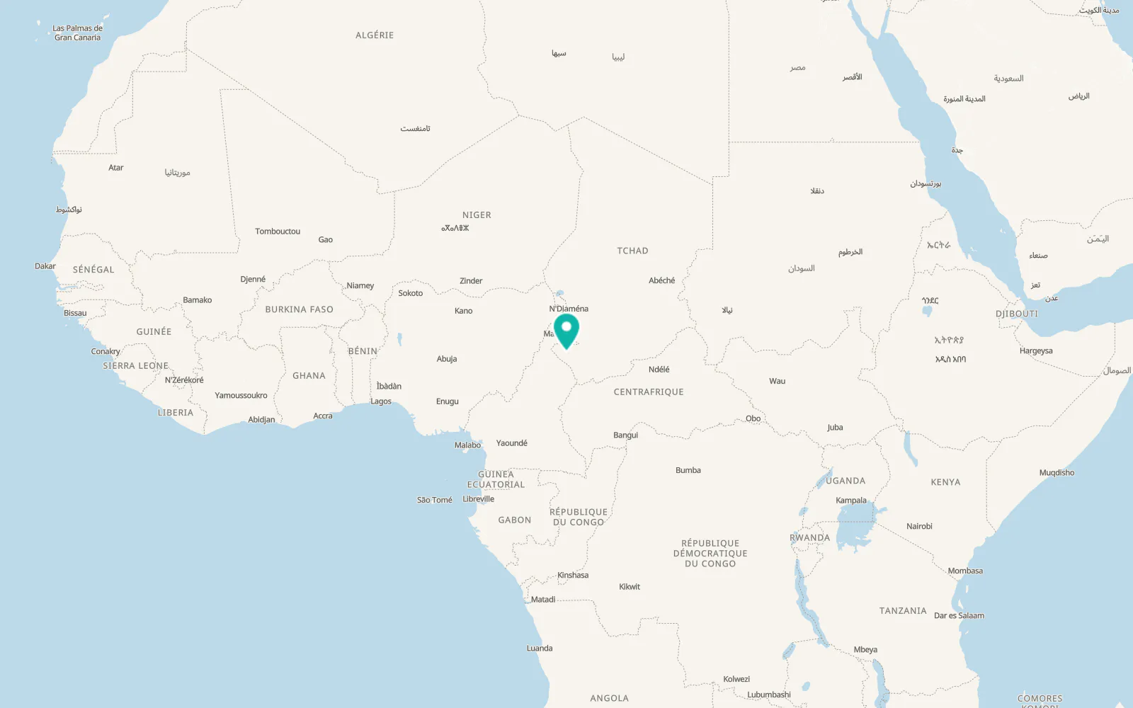 Map of Pala
