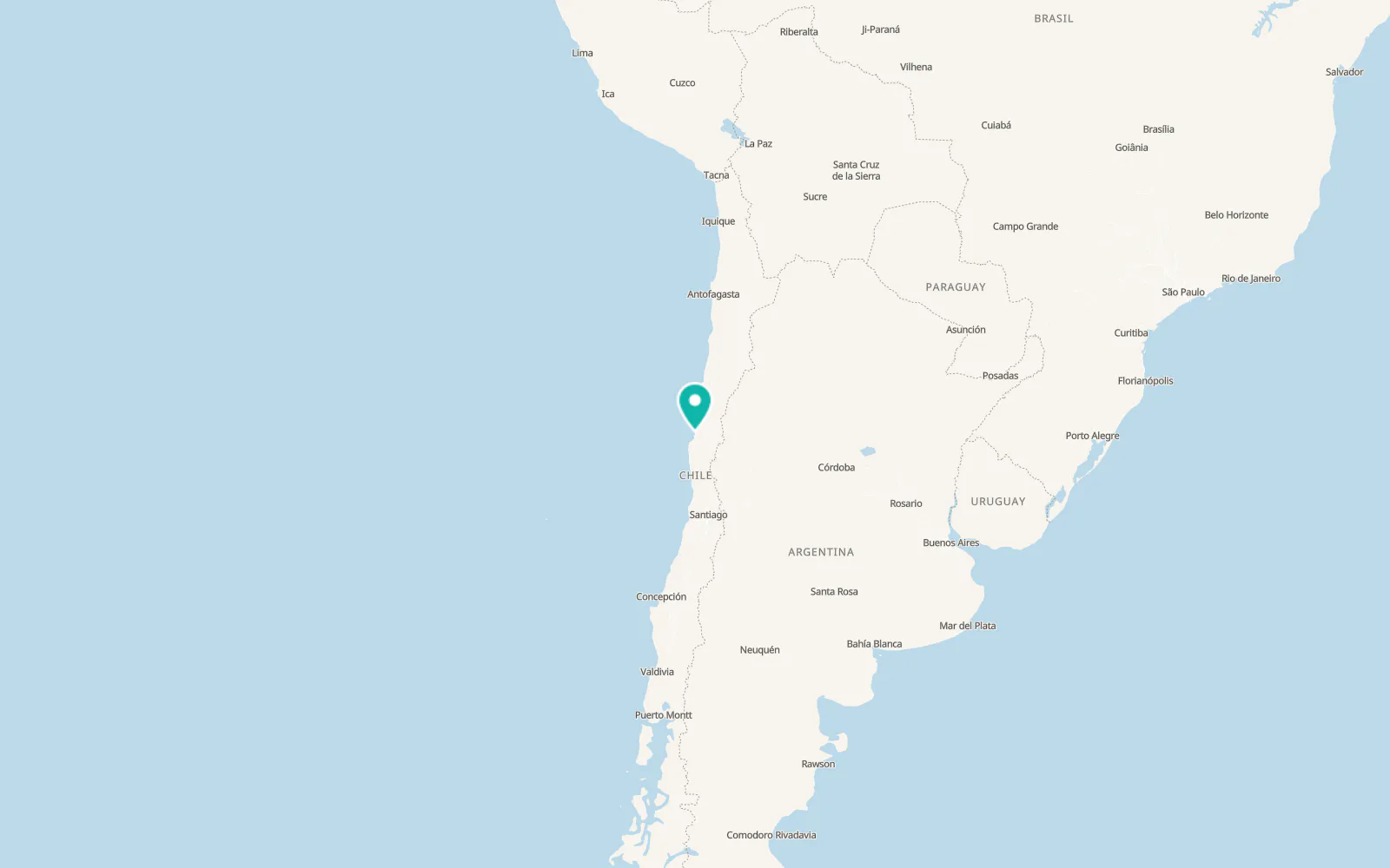 Map of Coquimbo