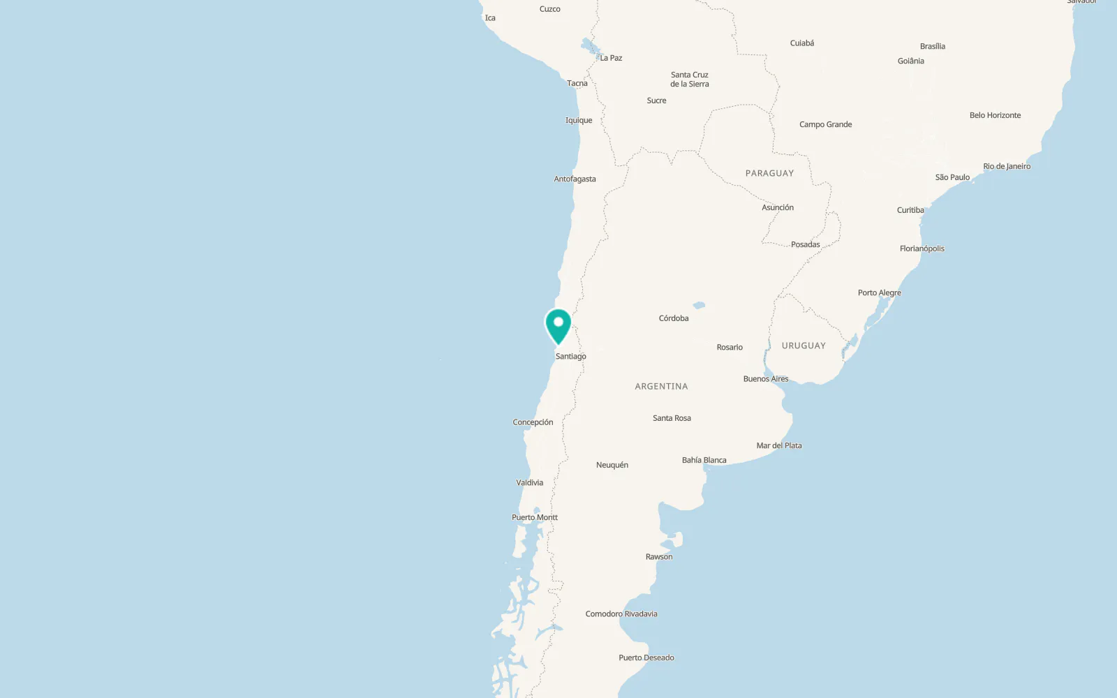 Map of Quilpué