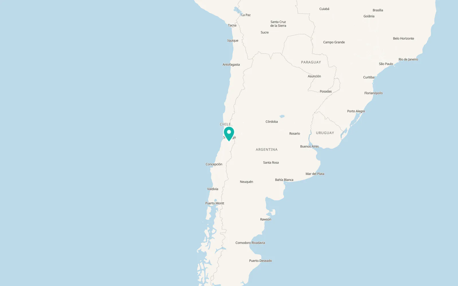 Map of Rancagua