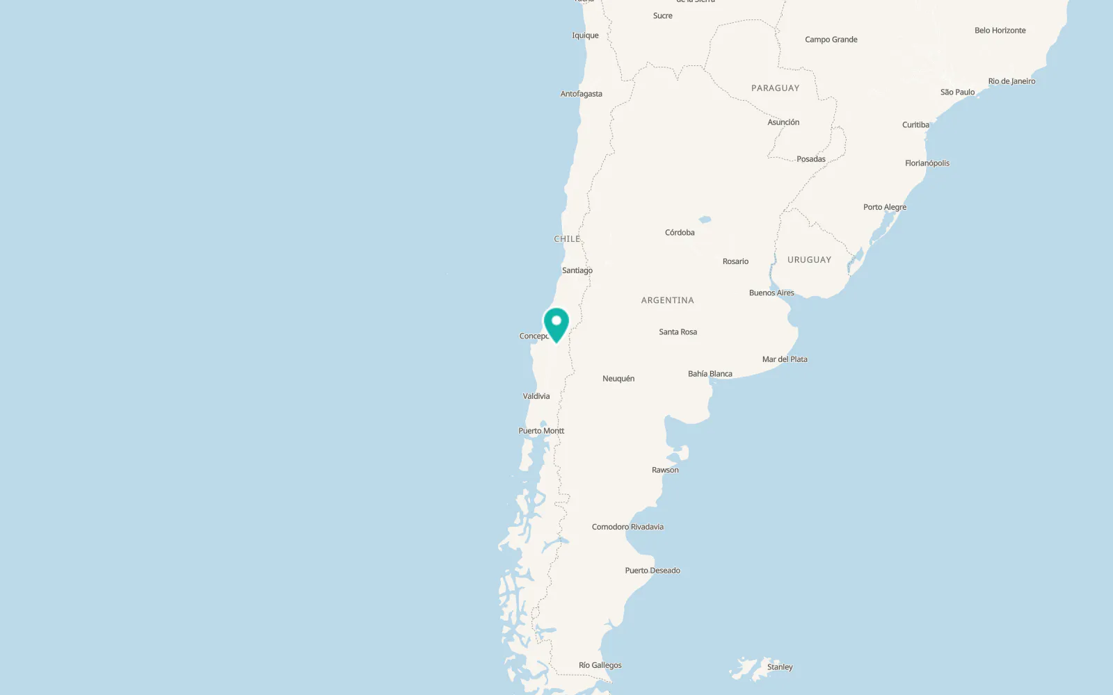 Map of Villa Mercedes