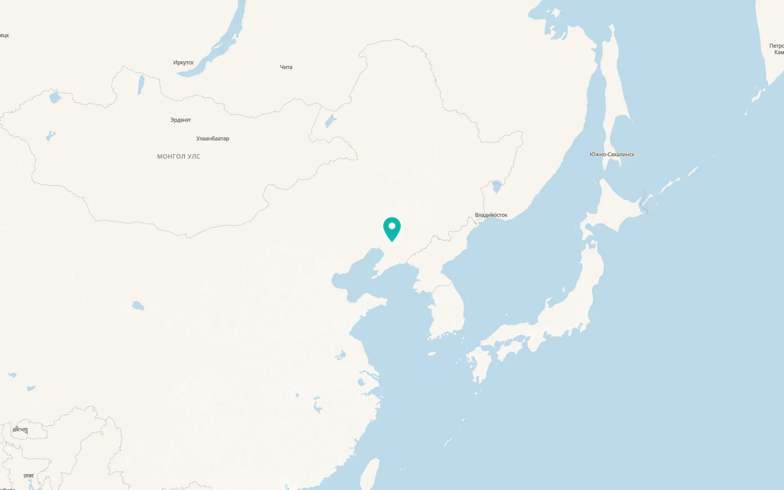 Map of Anshan