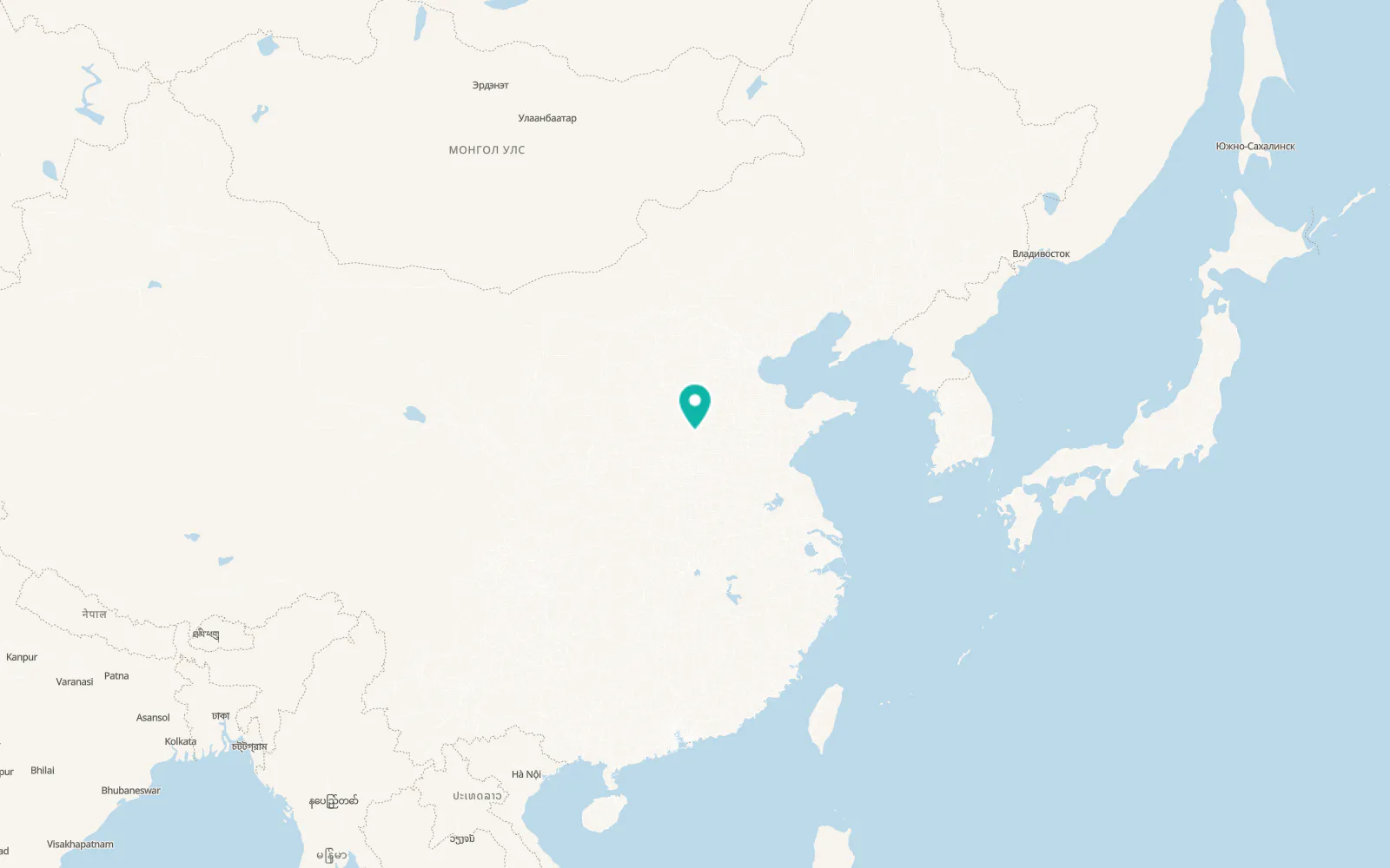 Map of Anyang