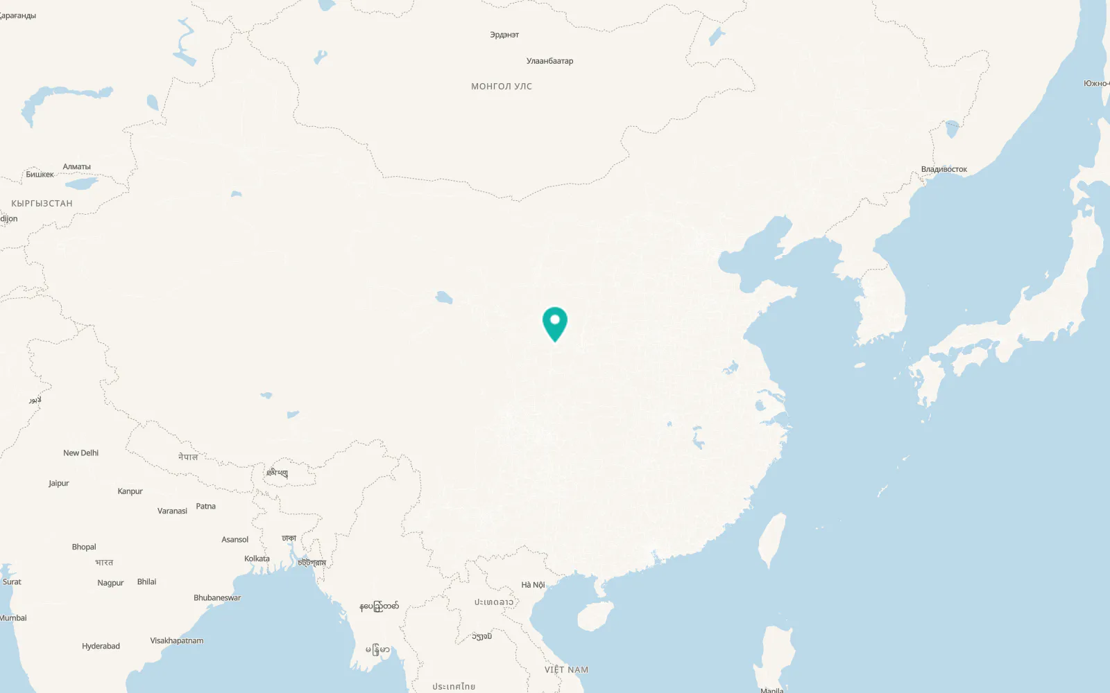 Map of Baoji