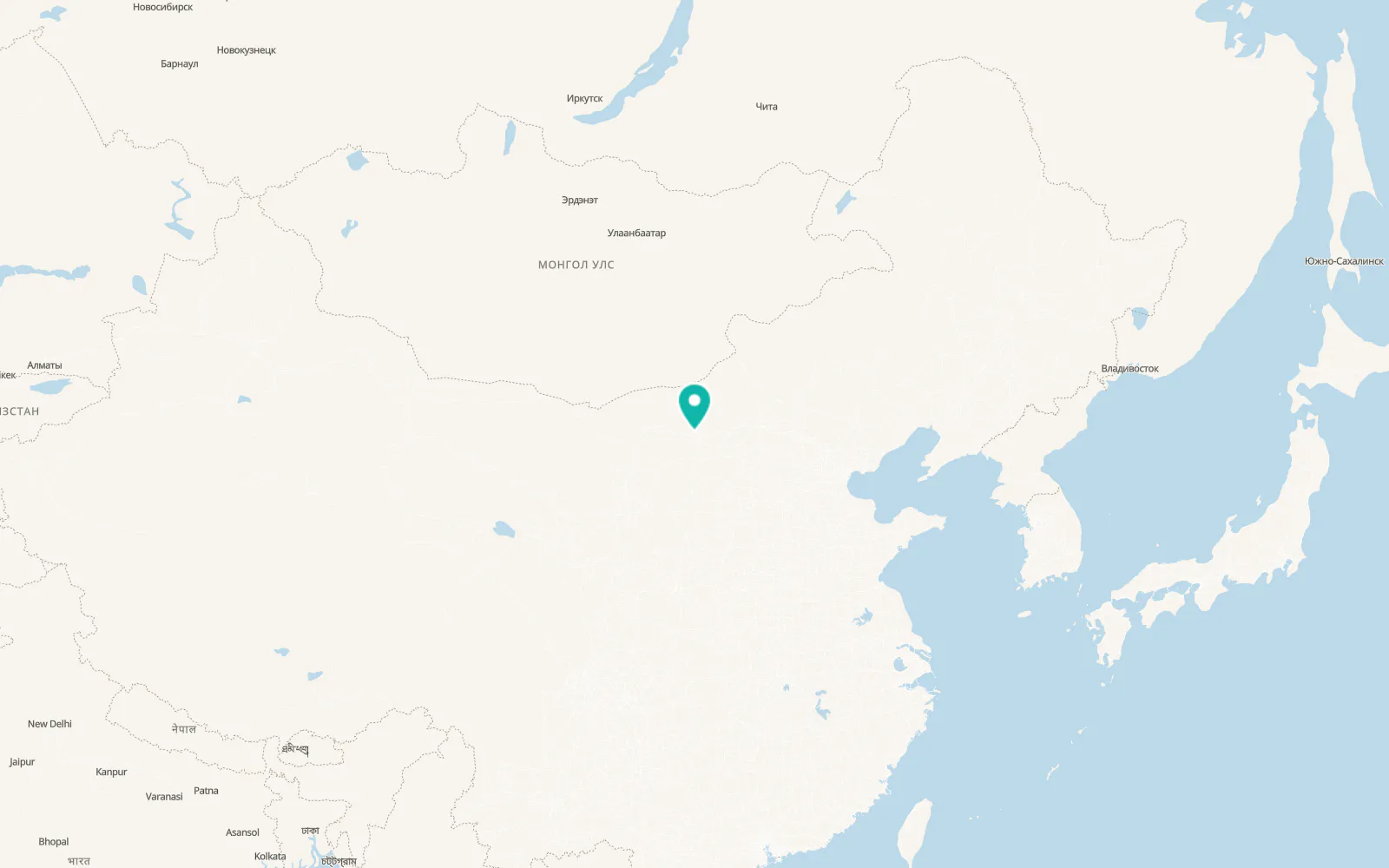 Map of Baotou