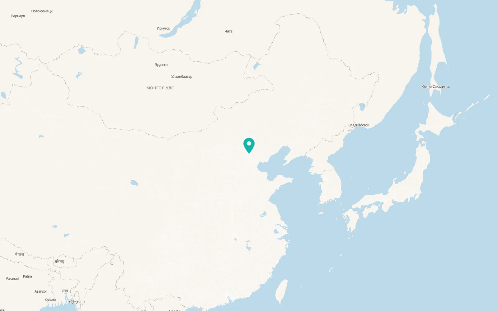 Map of Beijing